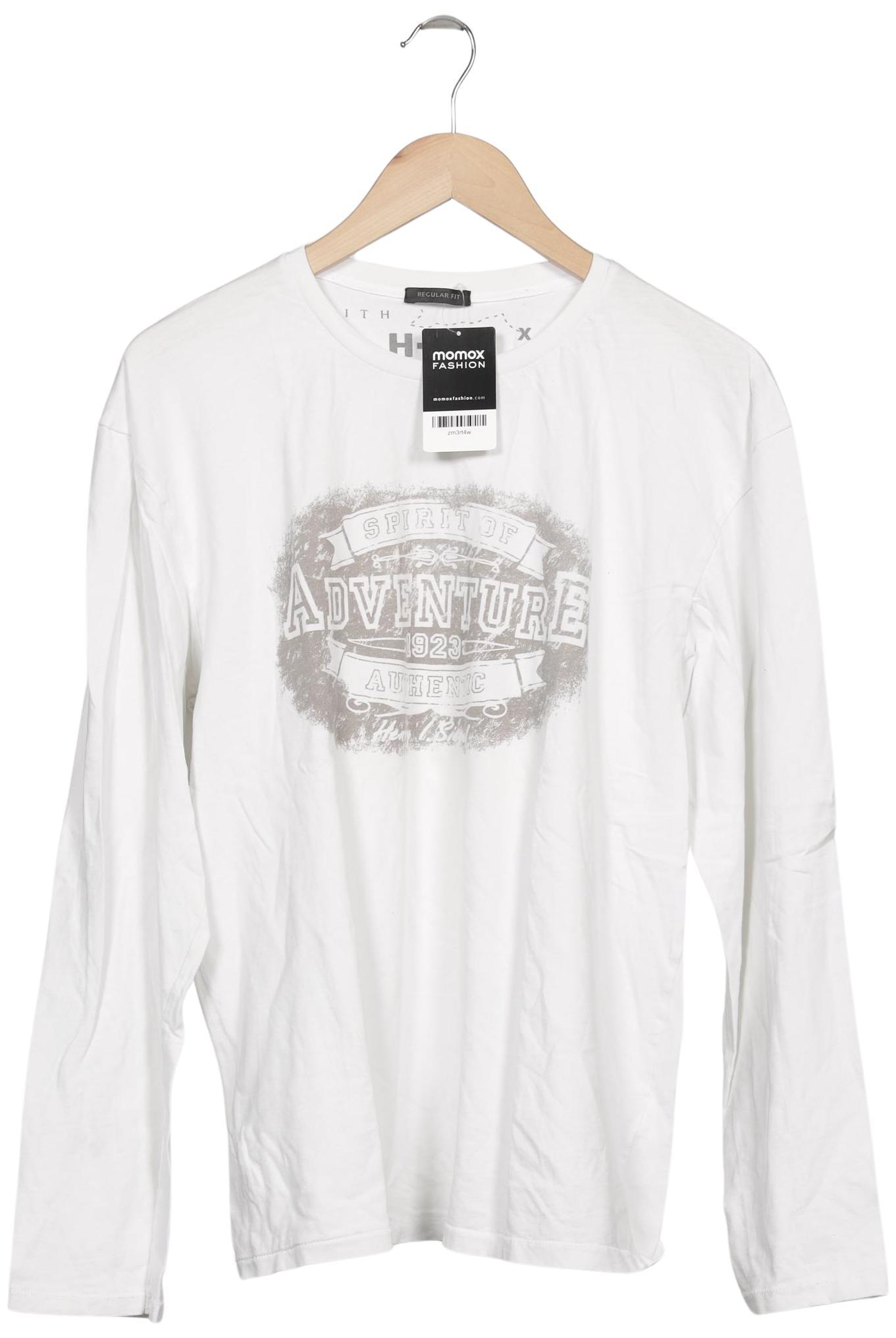 

H.i.s Herren Langarmshirt, weiß, Gr. 54