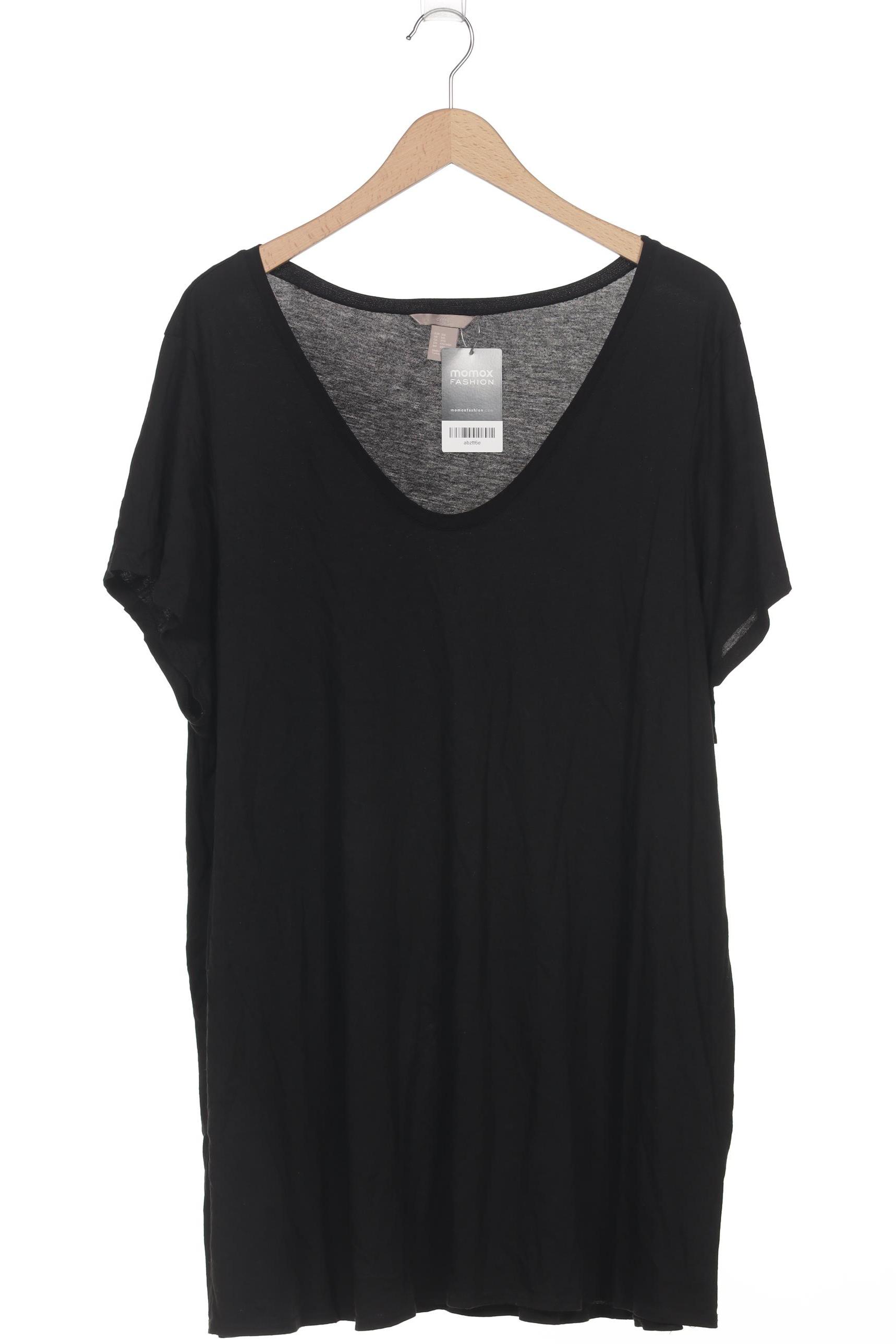

H&M Damen T-Shirt, schwarz, Gr. 48