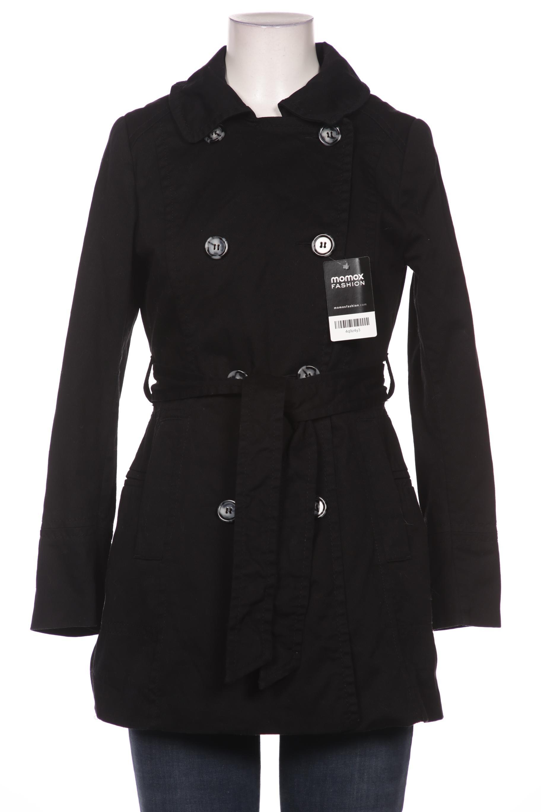 

H&M Damen Mantel, schwarz, Gr. 38