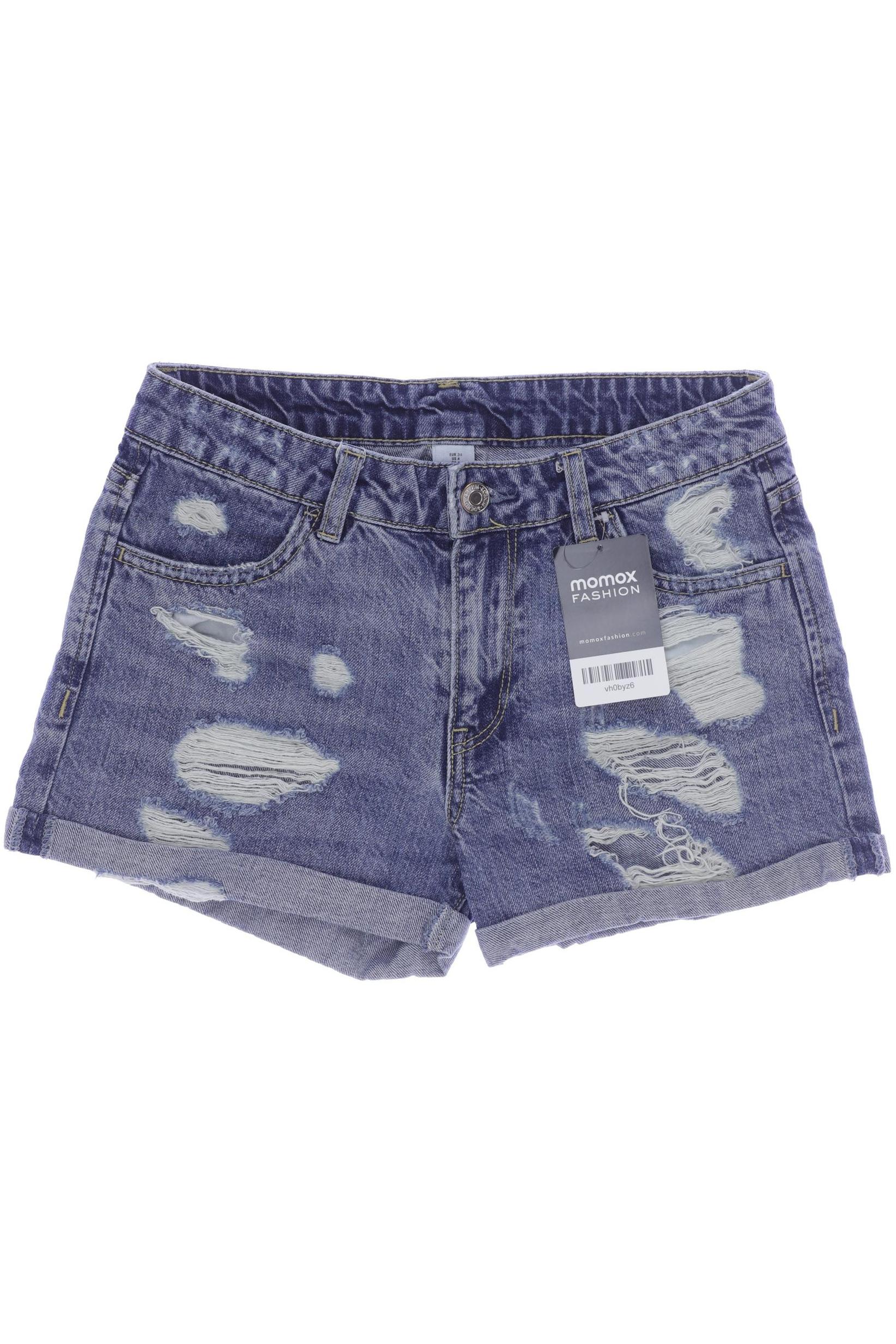 

H&M Damen Shorts, blau, Gr. 34