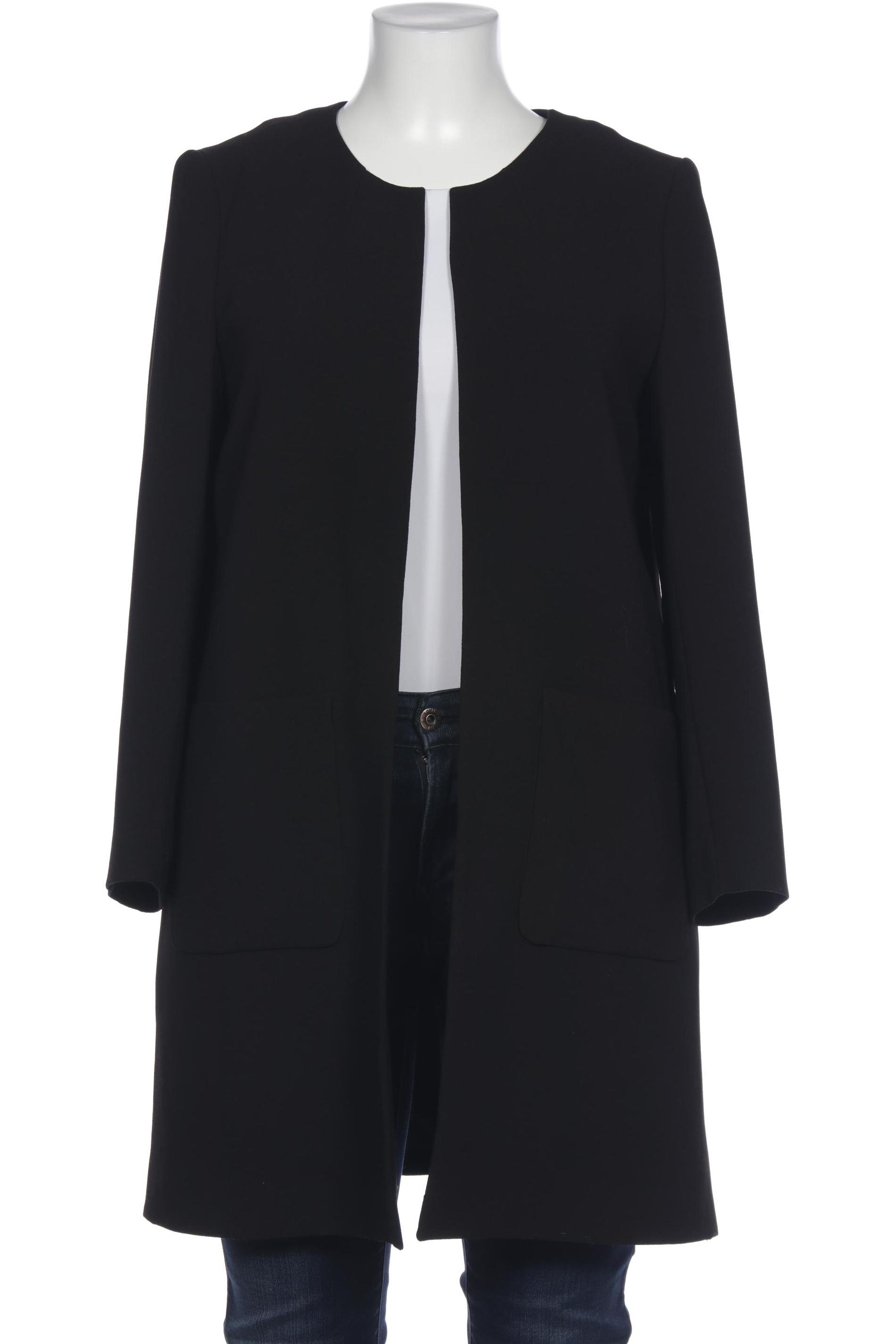 

H&M Damen Mantel, schwarz, Gr. 44