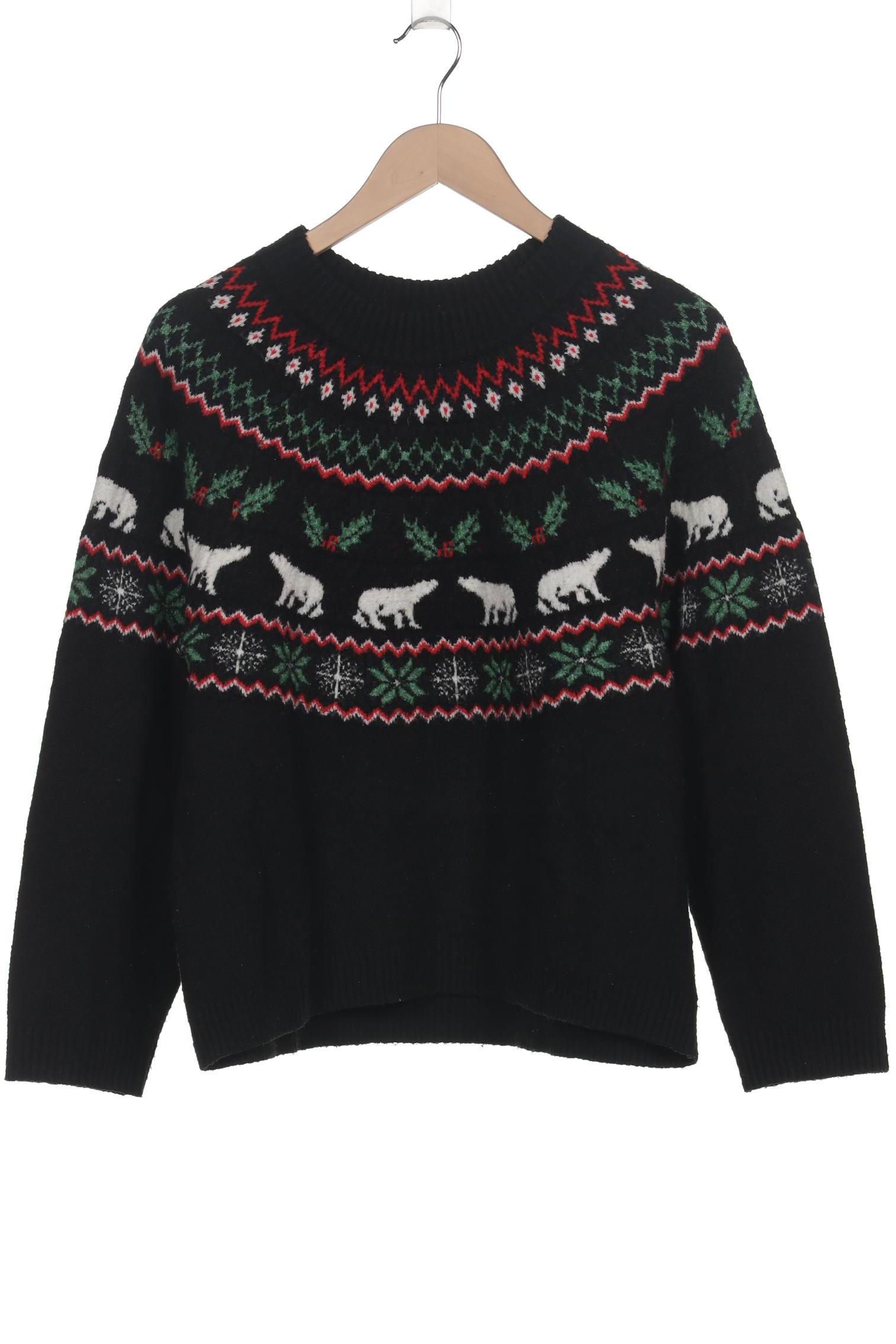 

H&M Damen Pullover, schwarz, Gr. 42