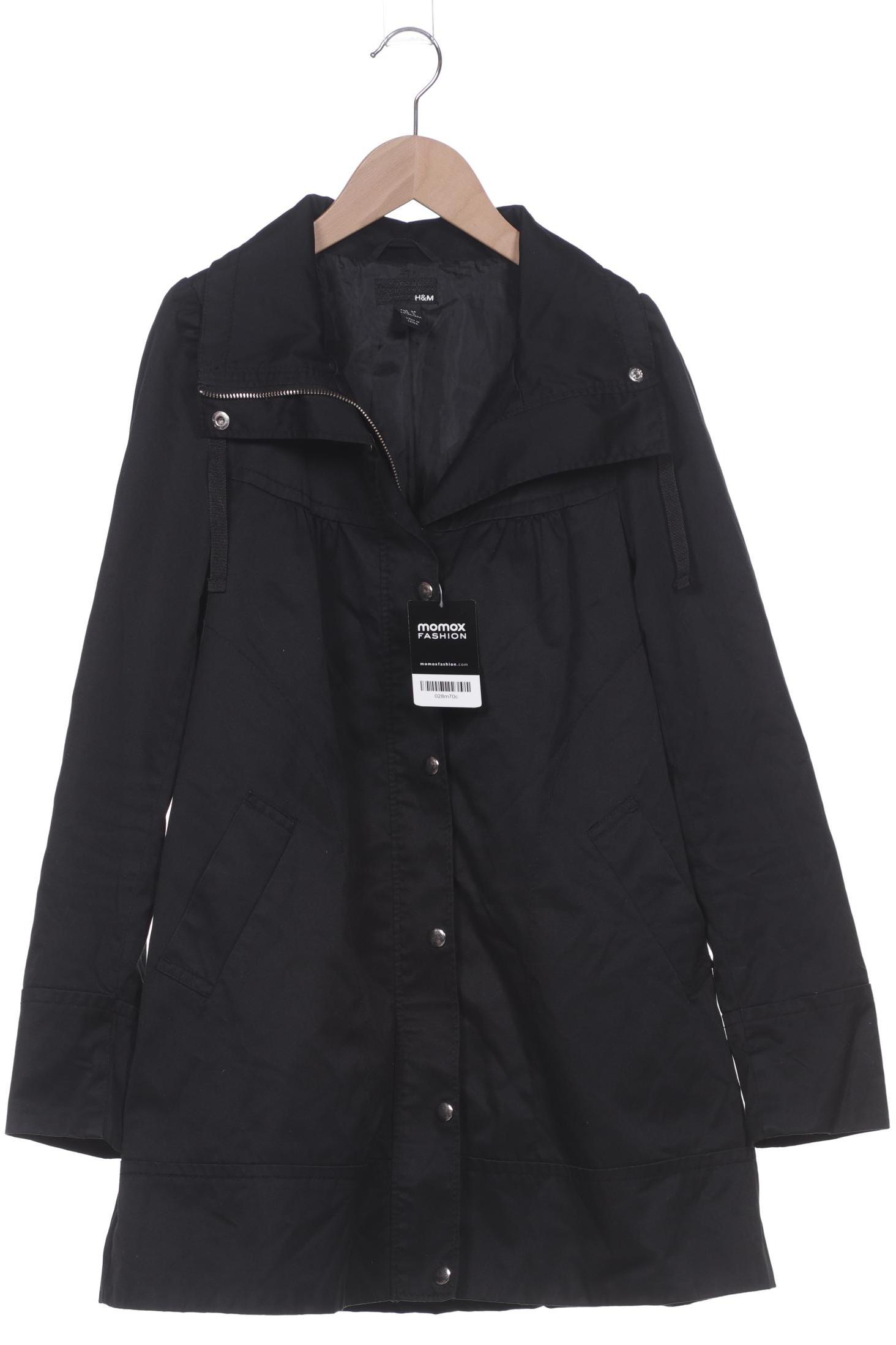 

H&M Damen Mantel, schwarz, Gr. 34