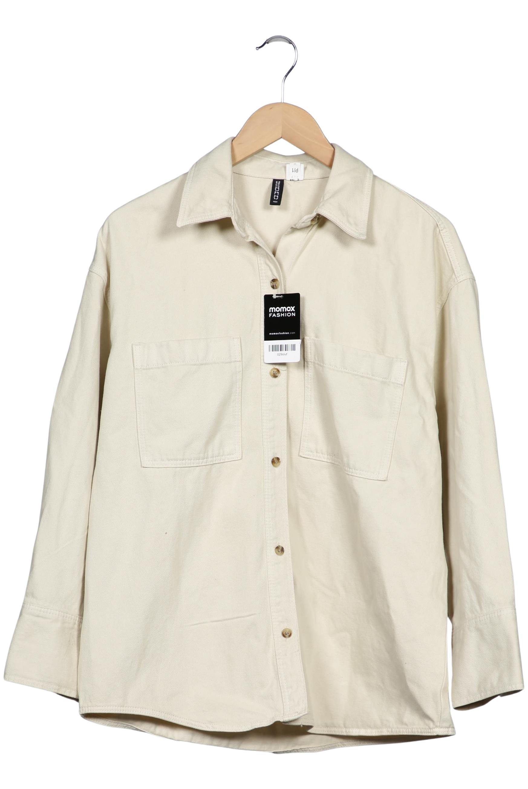 

H&M Damen Jacke, cremeweiß, Gr. 34