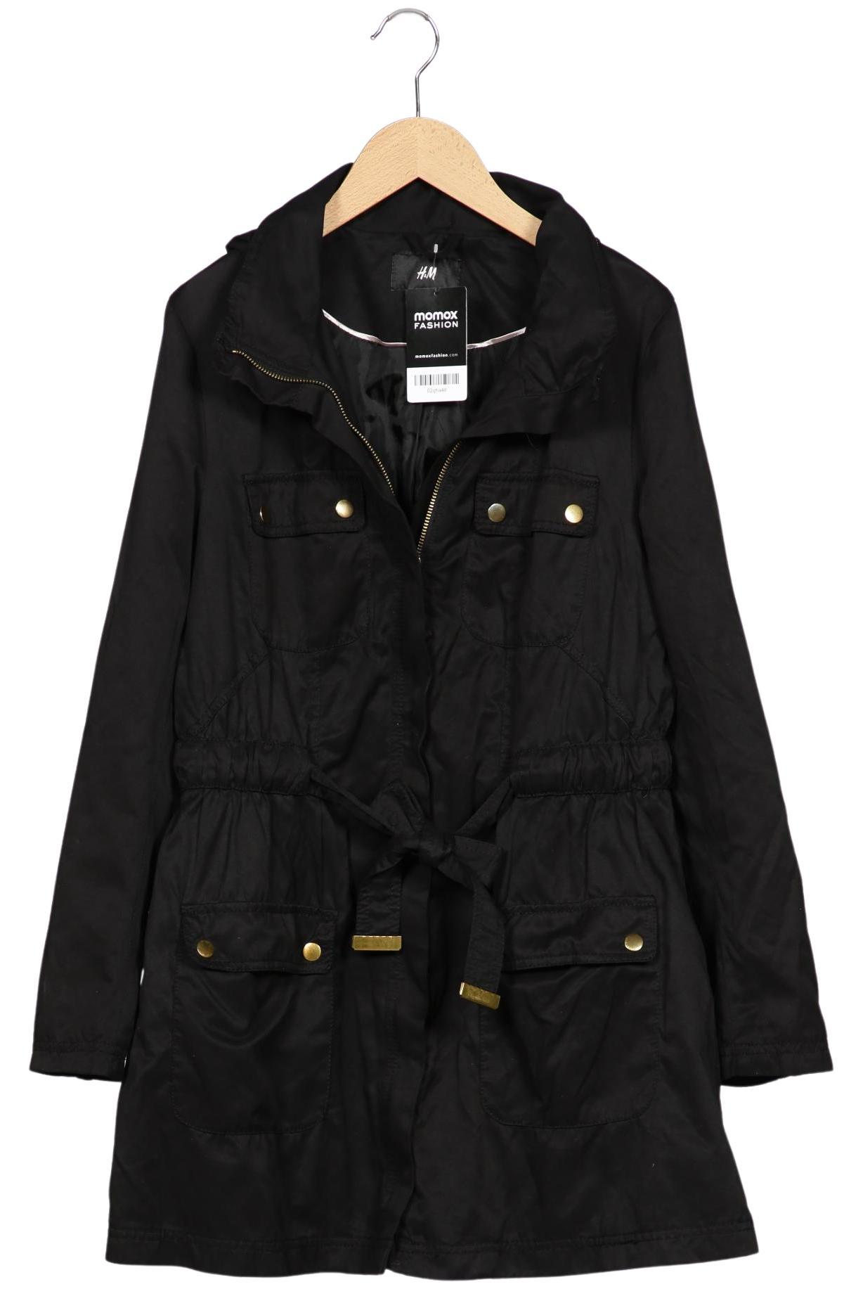 

H&M Damen Jacke, schwarz, Gr. 40