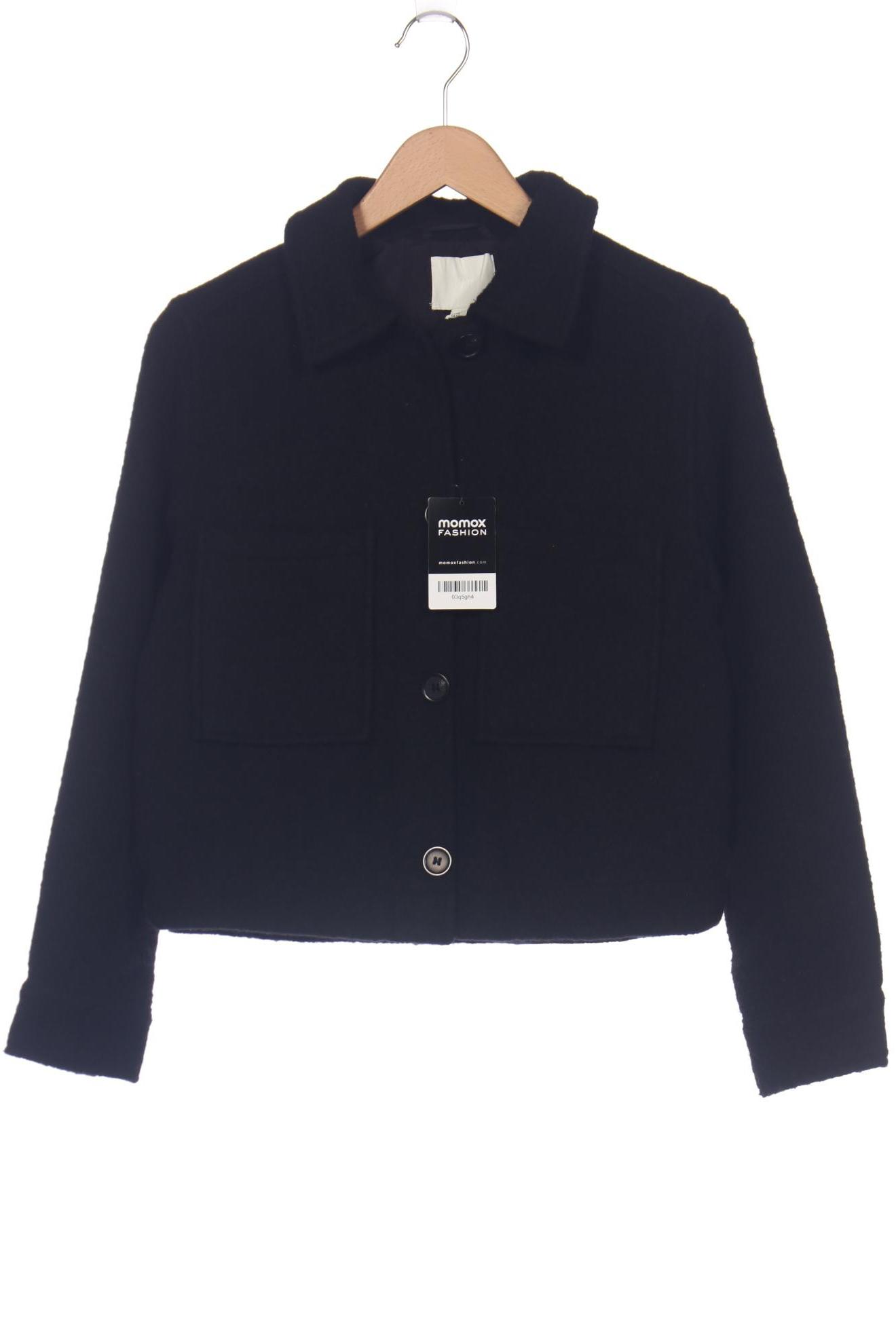 

H&M Damen Jacke, schwarz, Gr. 34