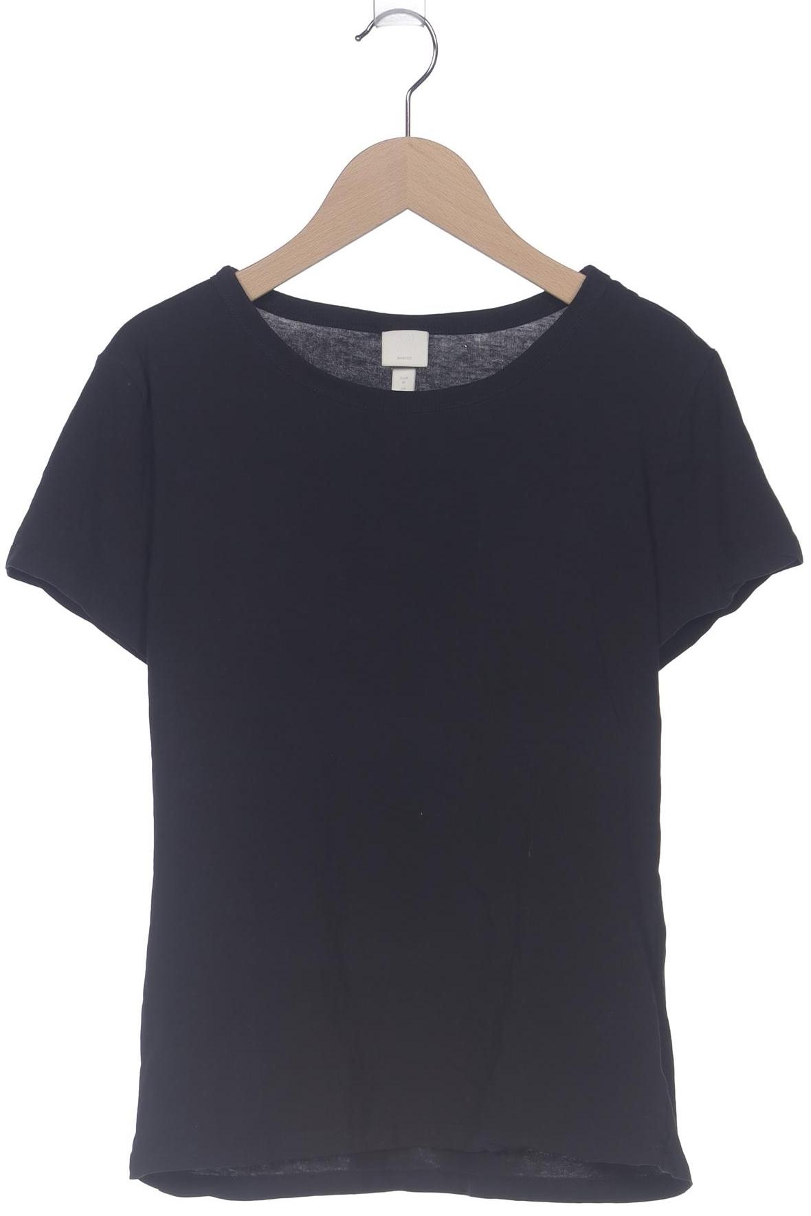 

H&M Damen T-Shirt, schwarz, Gr. 38