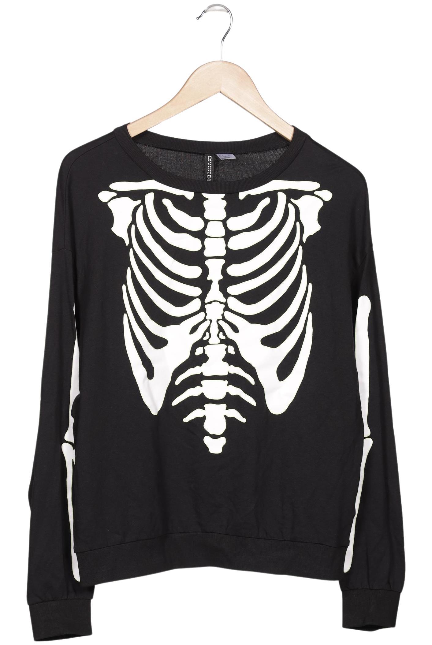 

H&M Damen Sweatshirt, schwarz, Gr. 42