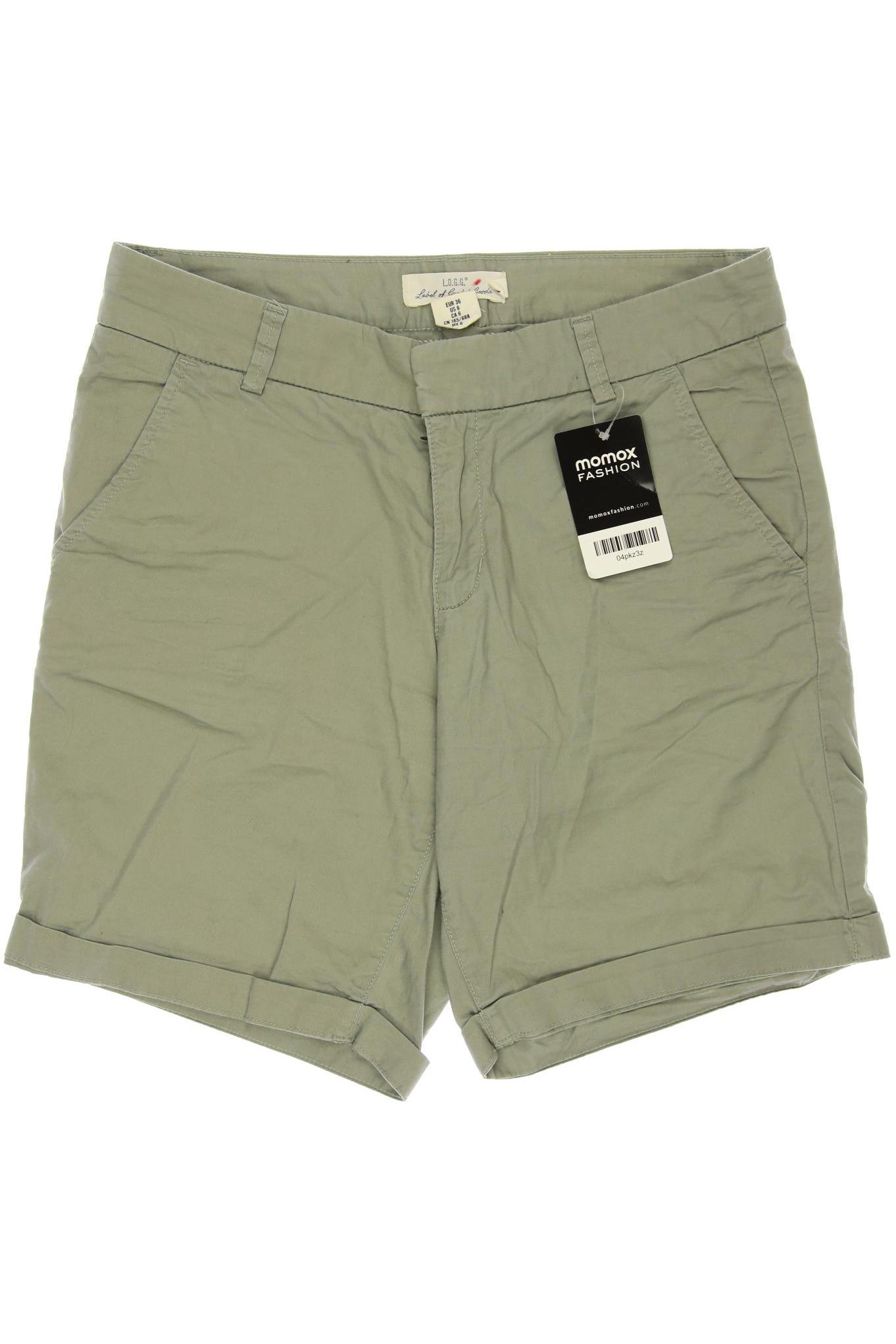 

H&M Damen Shorts, hellgrün, Gr. 36