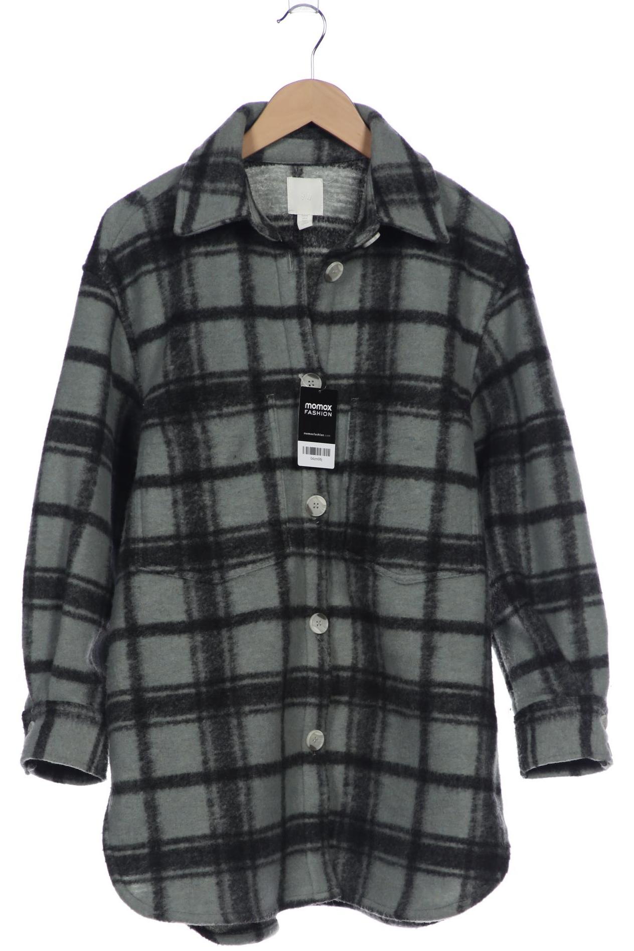 

H&M Damen Mantel, grün, Gr. 38
