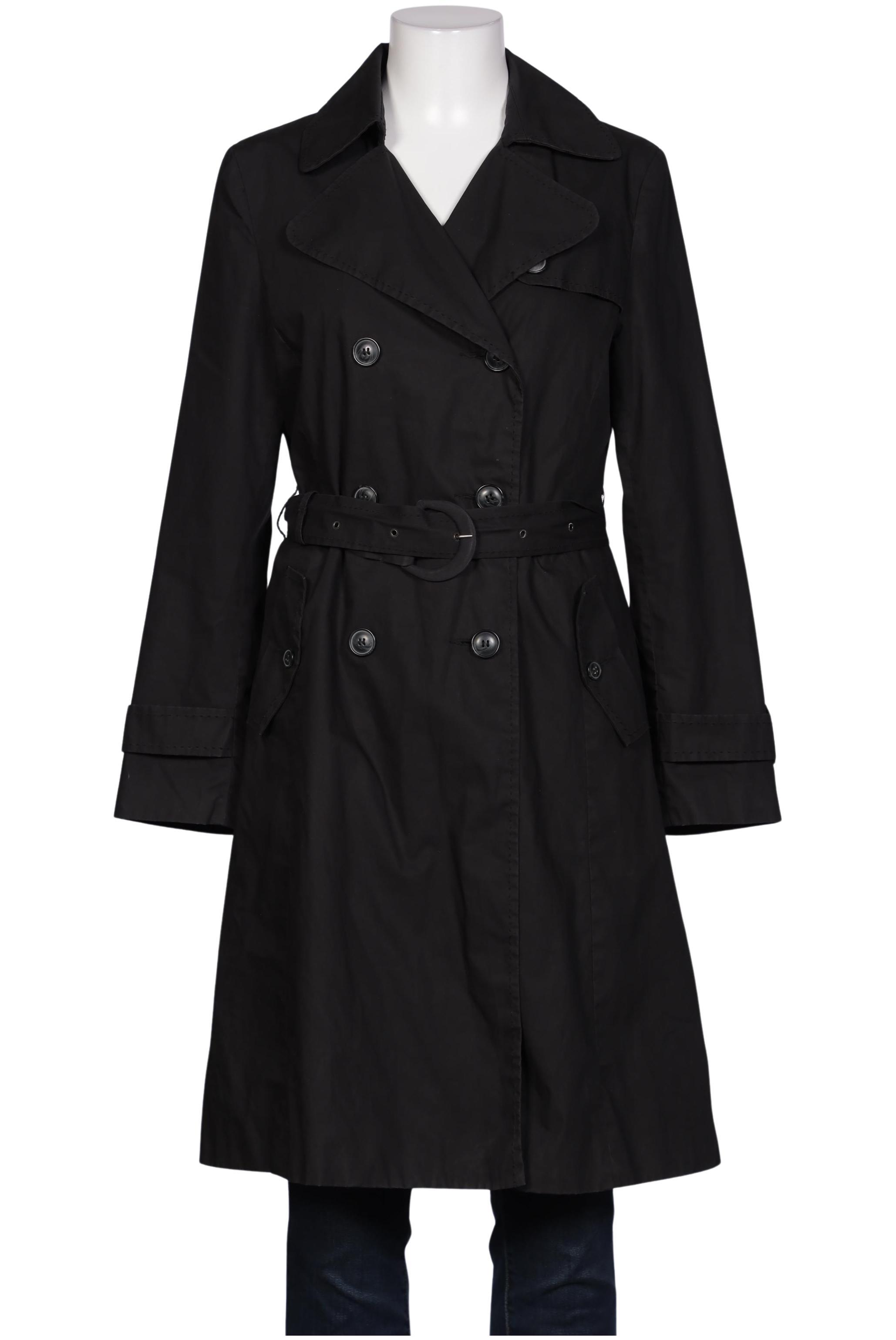 

H&M Damen Mantel, schwarz, Gr. 38