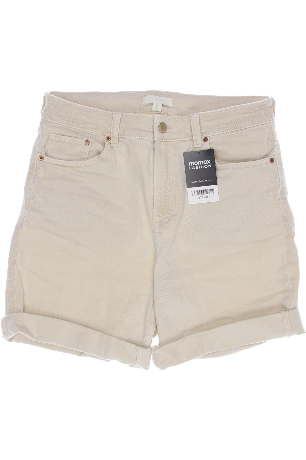 

H&M Damen Shorts, cremeweiß, Gr. 38