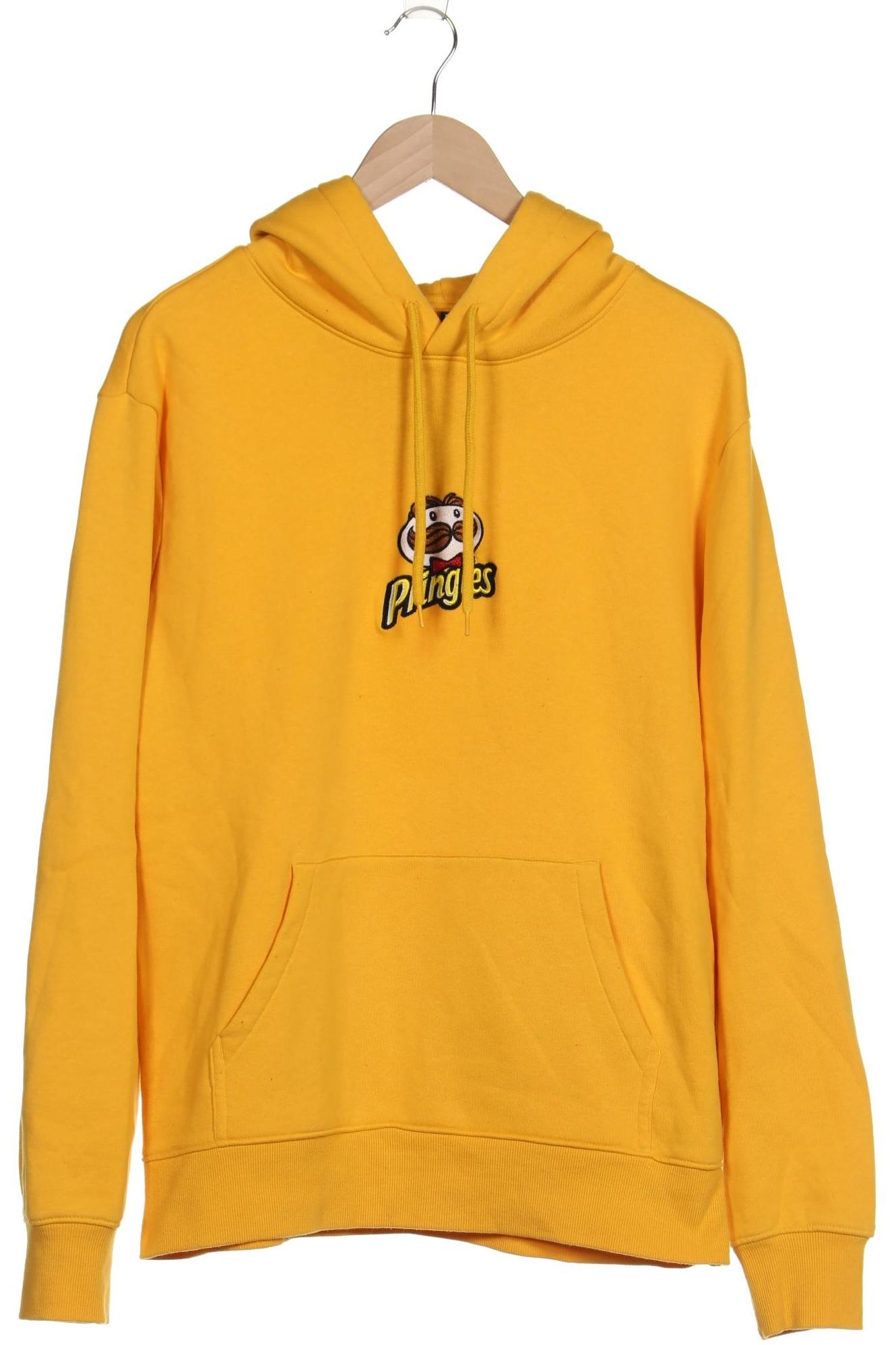 

H&M Damen Kapuzenpullover, gelb, Gr. 38