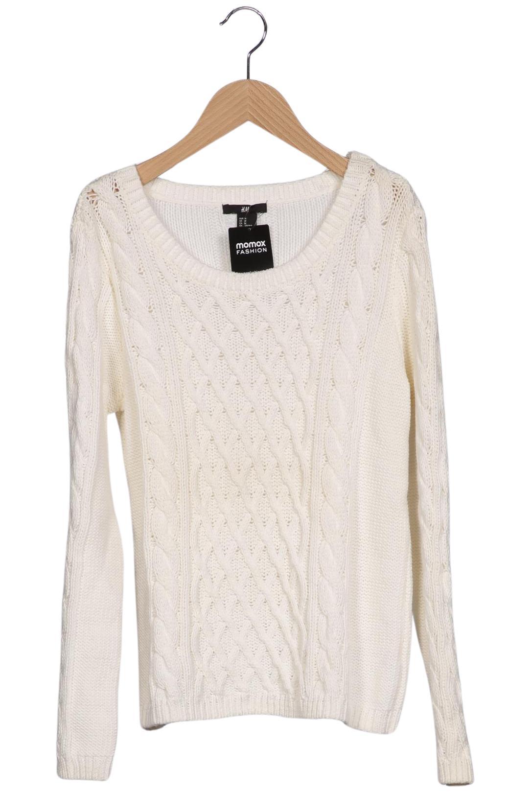 

H&M Damen Pullover, cremeweiß, Gr. 38