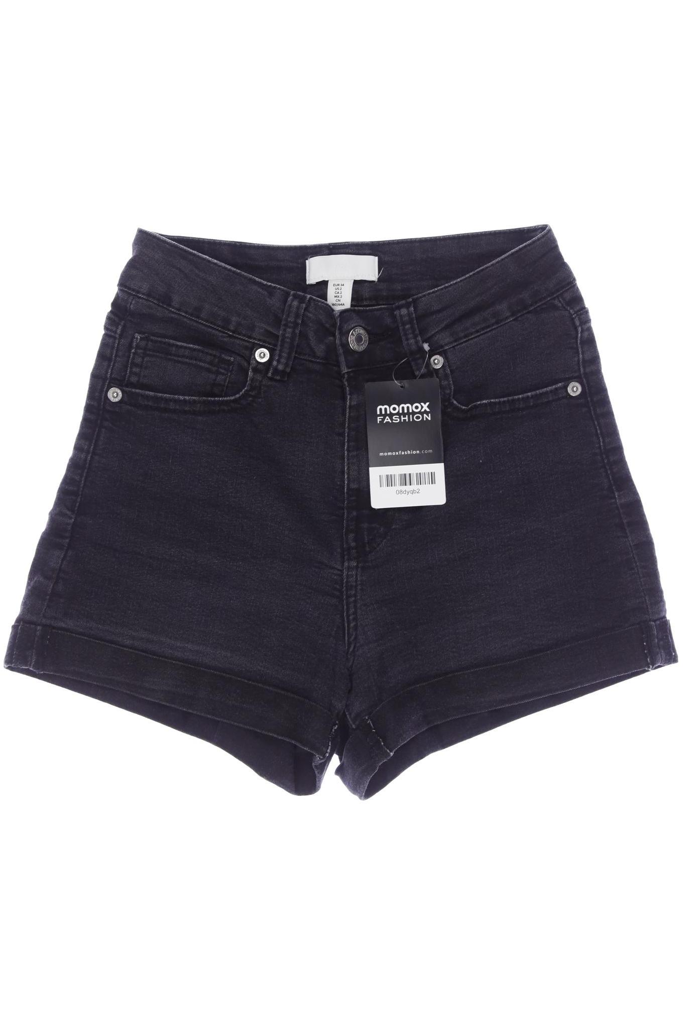 

H&M Damen Shorts, grau, Gr. 34