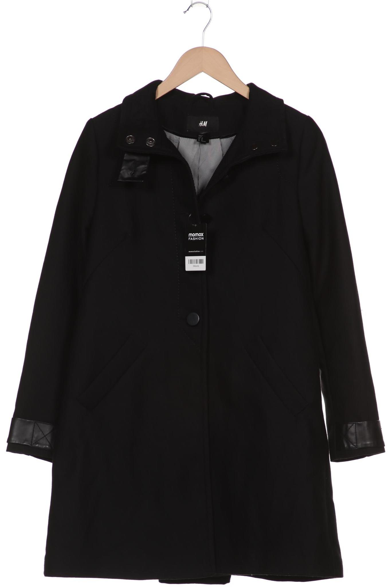 

H&M Damen Mantel, schwarz