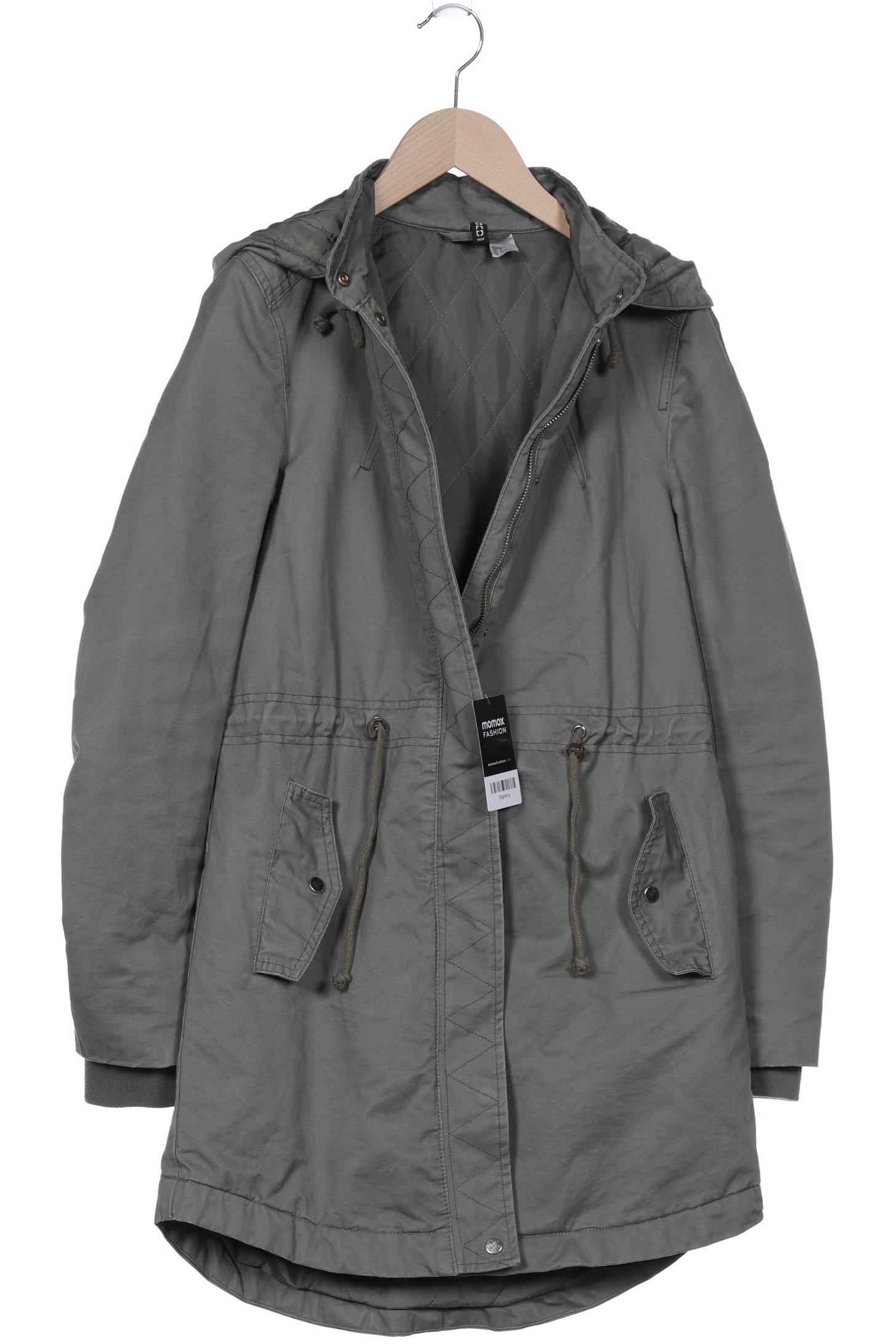 

H&M Damen Mantel, grün, Gr. 34