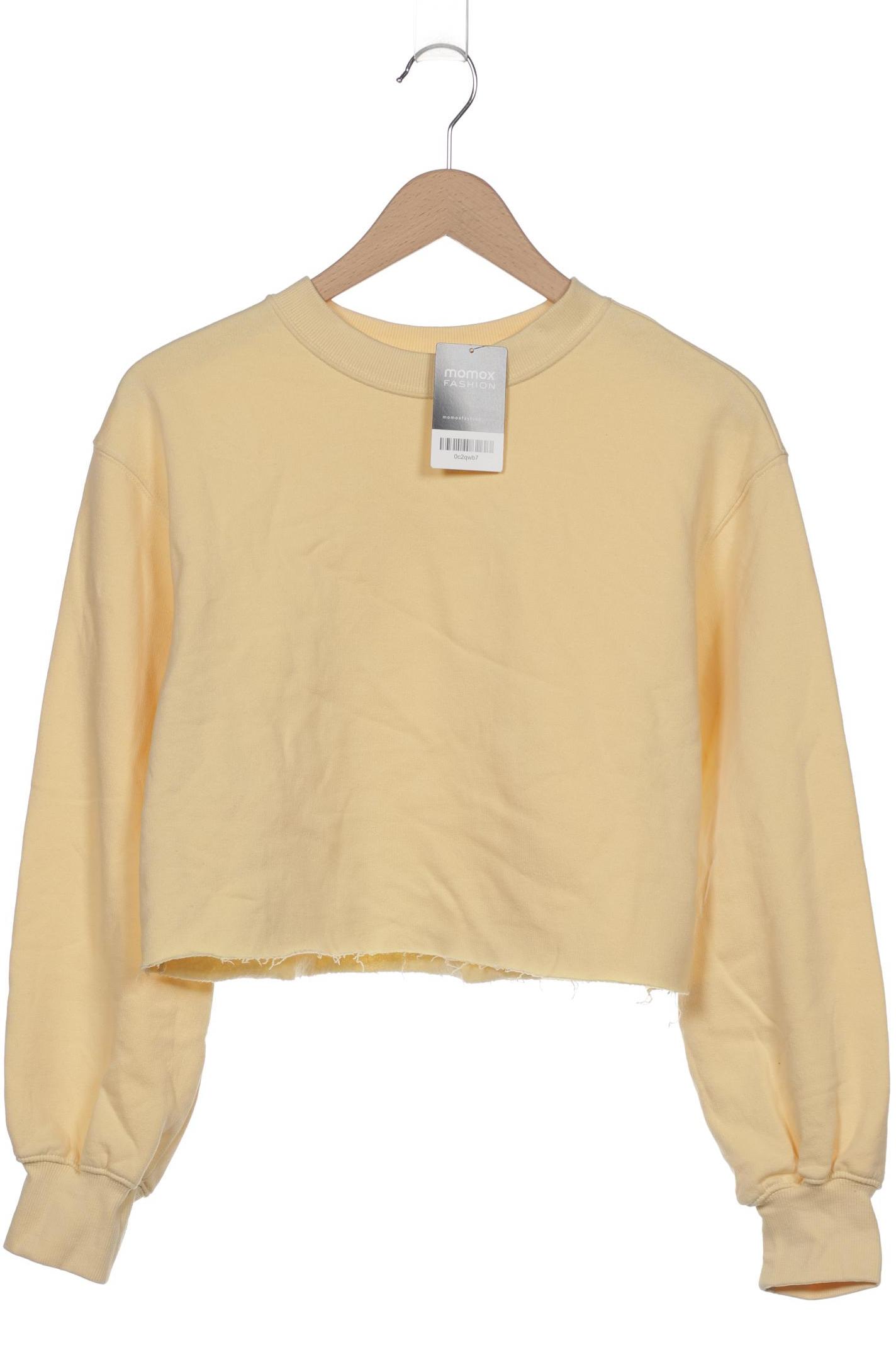 

H&M Damen Sweatshirt, gelb, Gr. 38