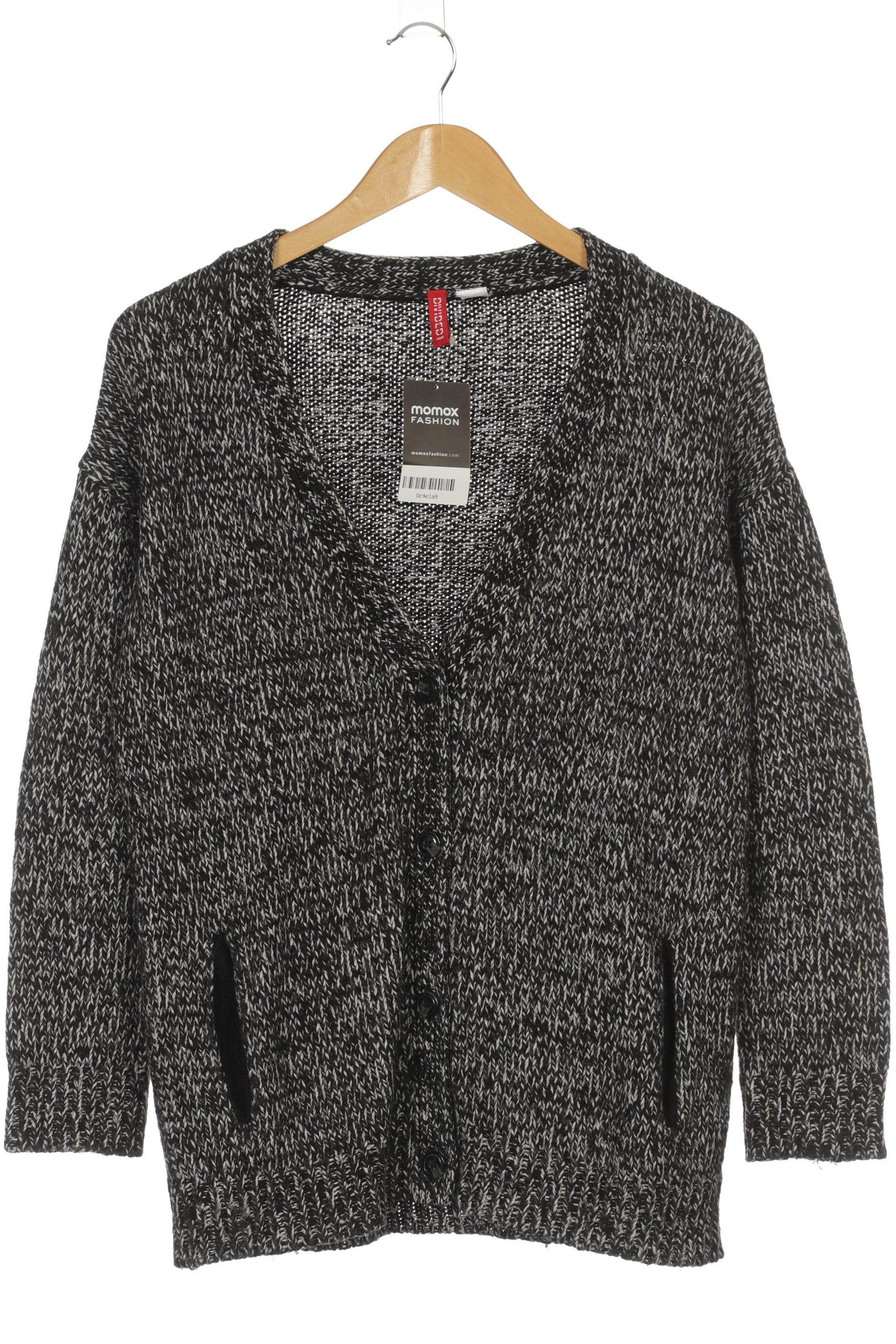 

H&M Damen Strickjacke, grau, Gr. 34