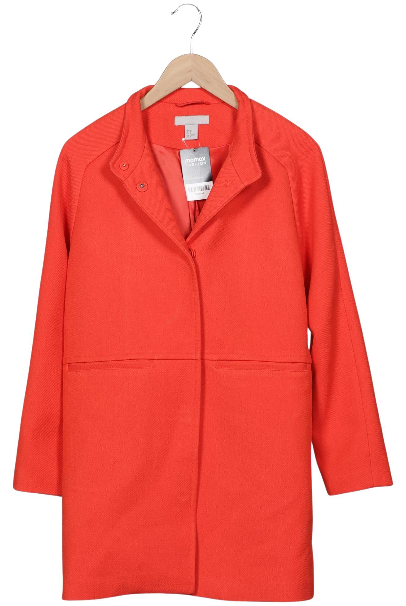 

H&M Damen Mantel, rot, Gr. 42