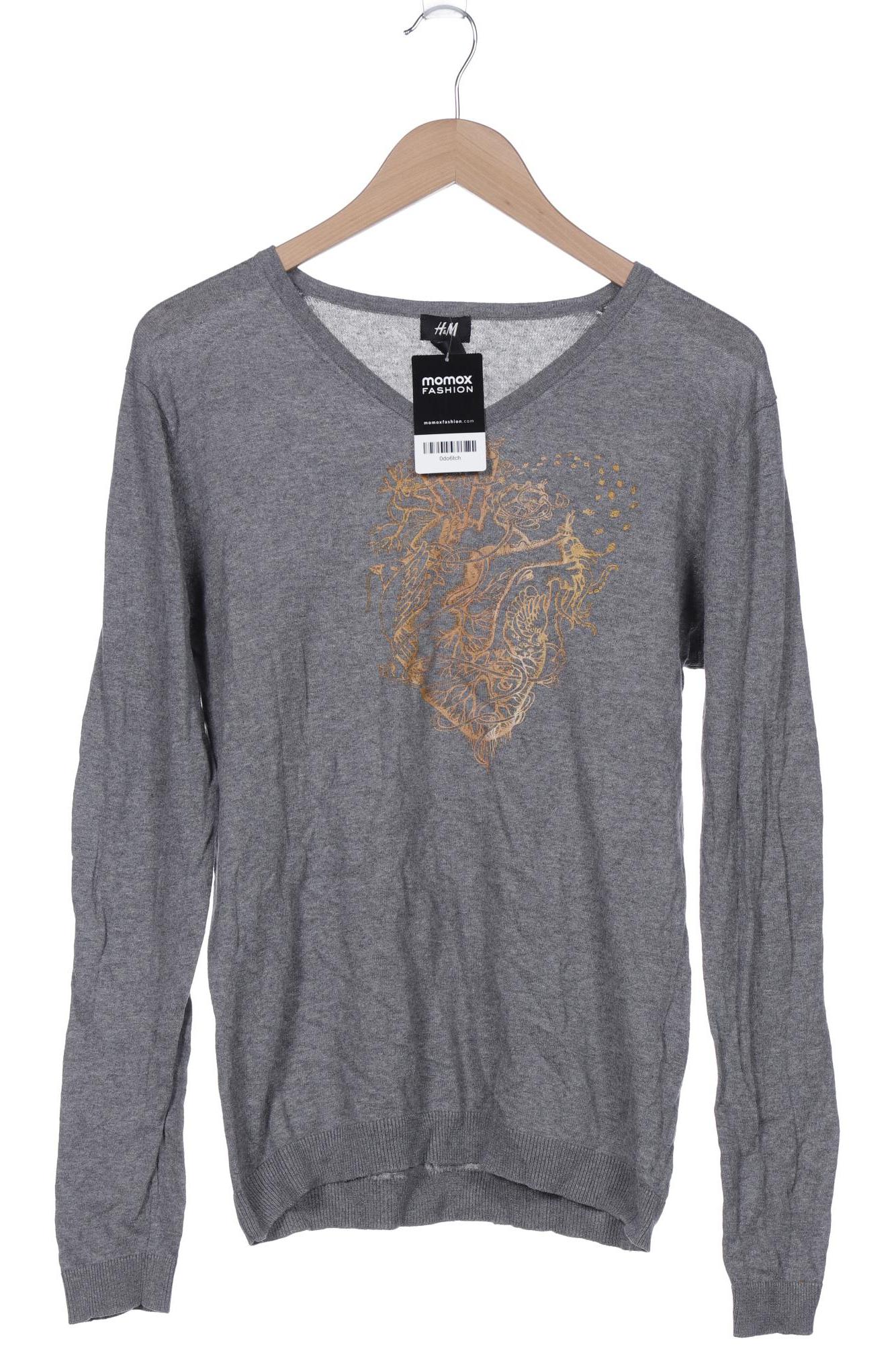 

H&M Damen Pullover, grau, Gr. 36