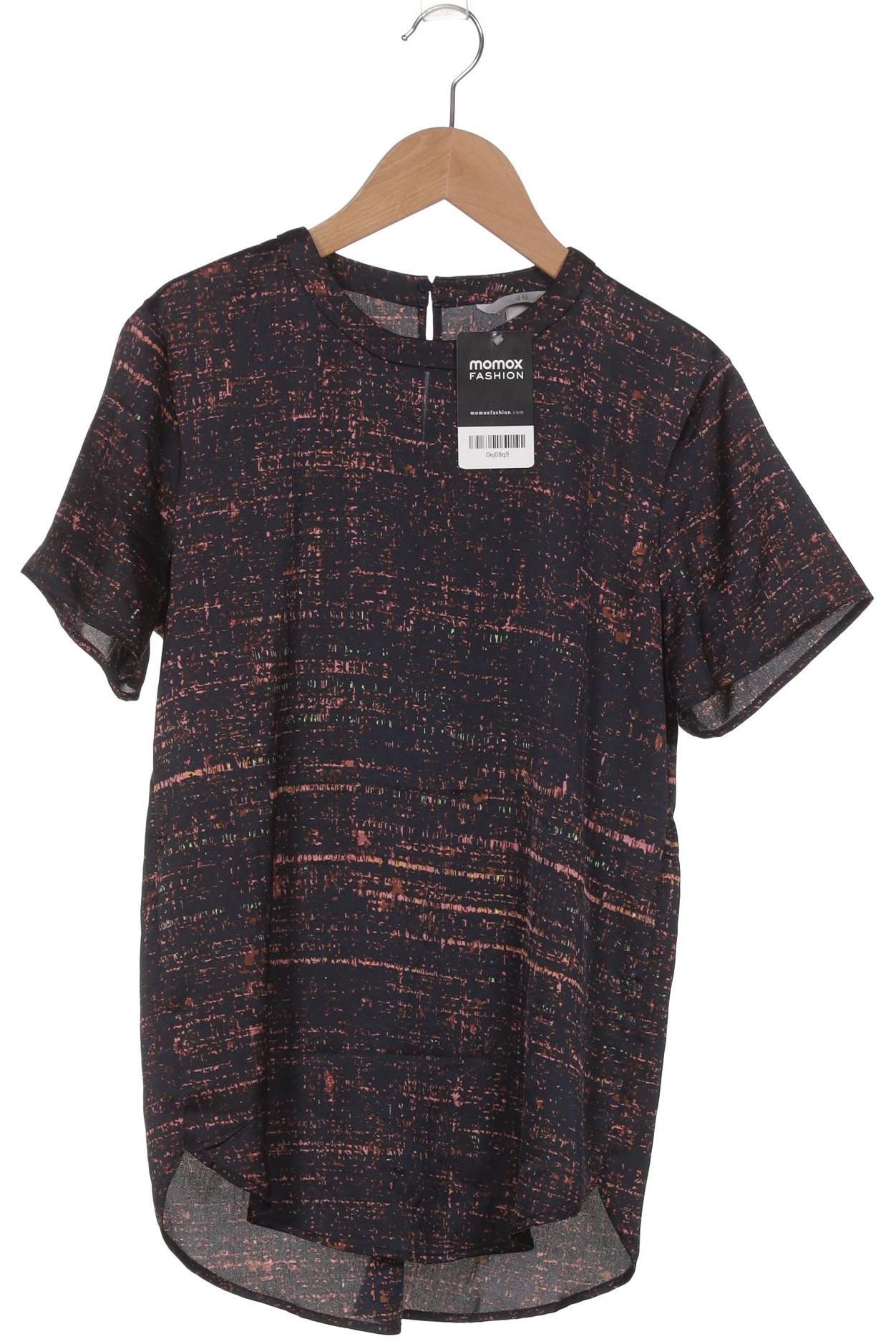 

H&M Damen T-Shirt, marineblau, Gr. 34