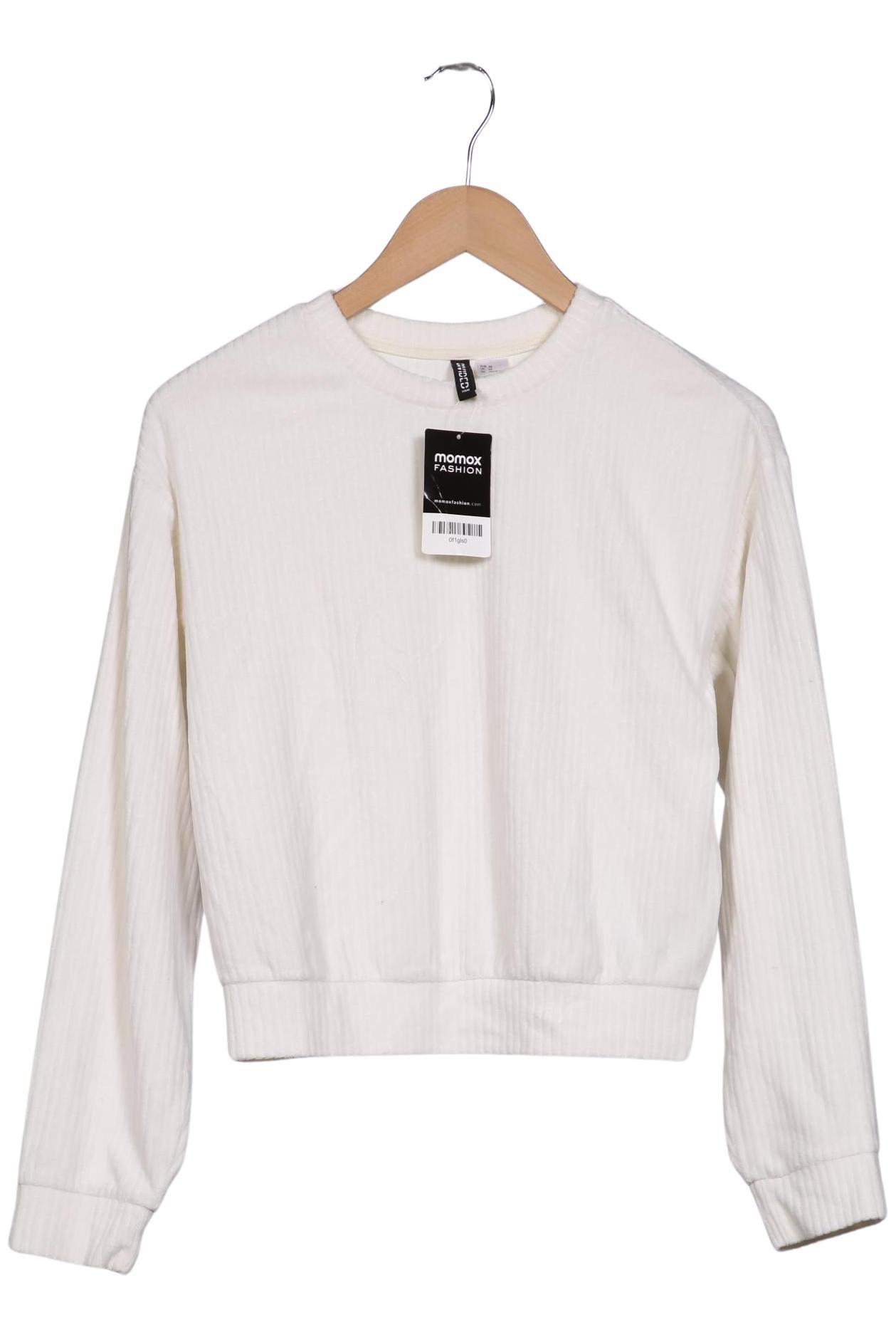 

H&M Damen Sweatshirt, cremeweiß, Gr. 34