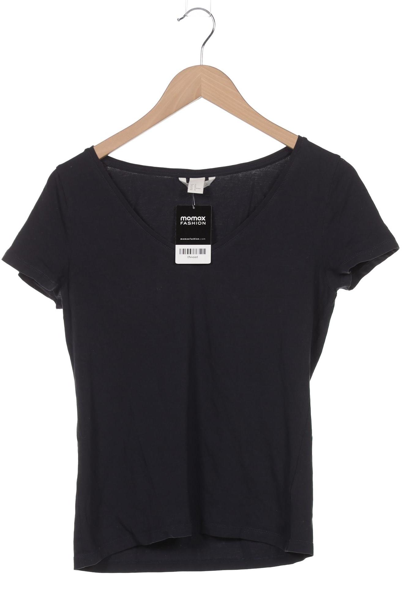 

H&M Damen T-Shirt, marineblau, Gr. 38