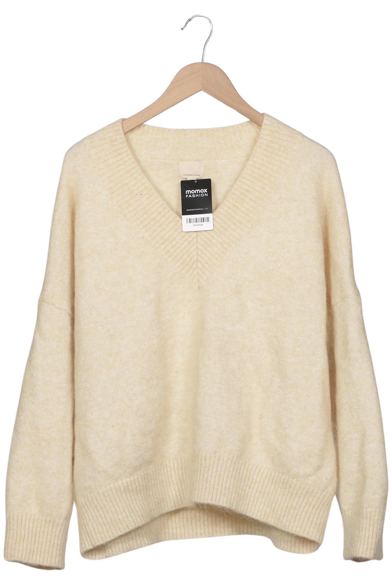 

H&M Damen Pullover, cremeweiß, Gr. 42