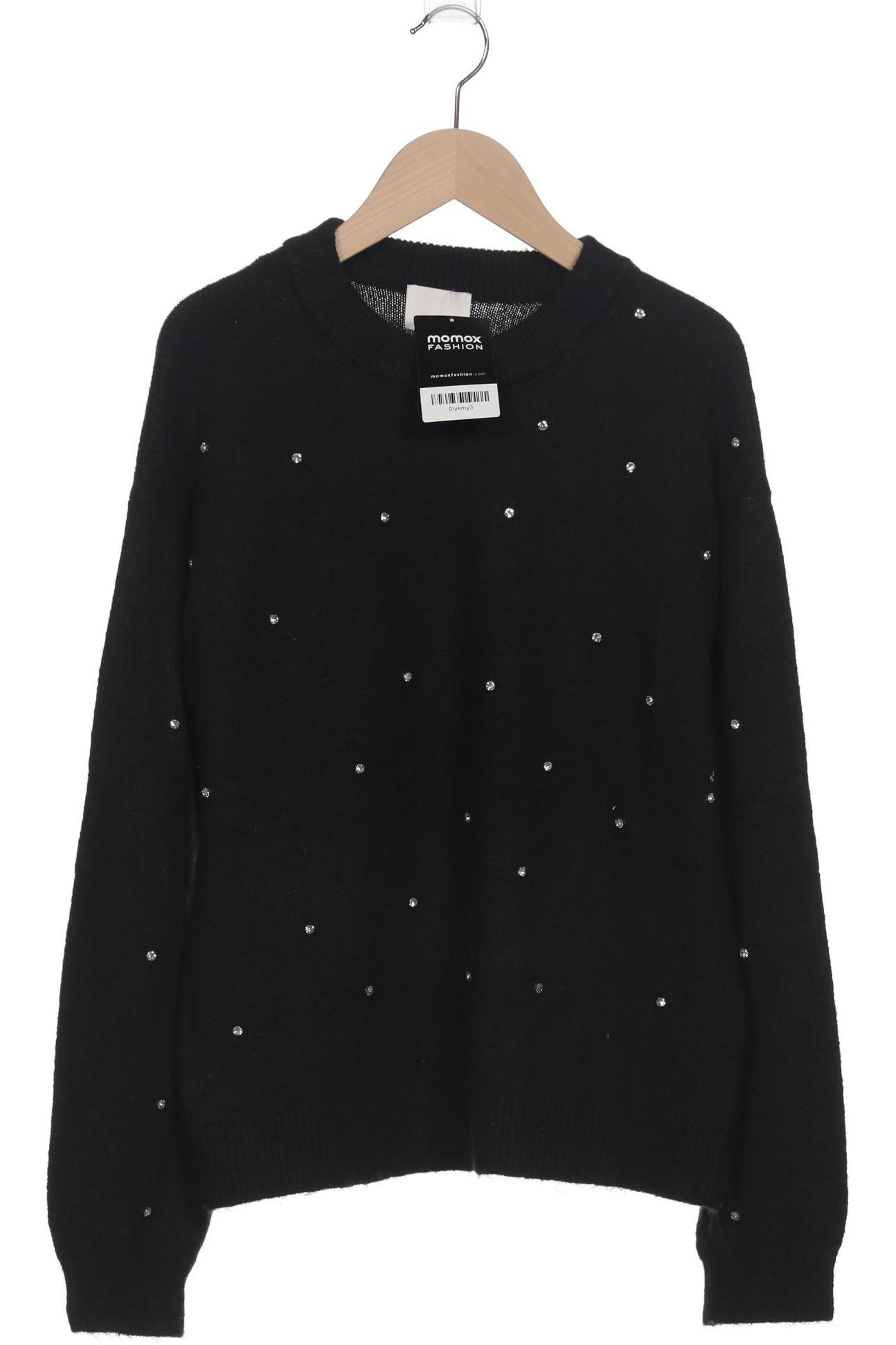 

H&M Damen Pullover, schwarz, Gr. 34
