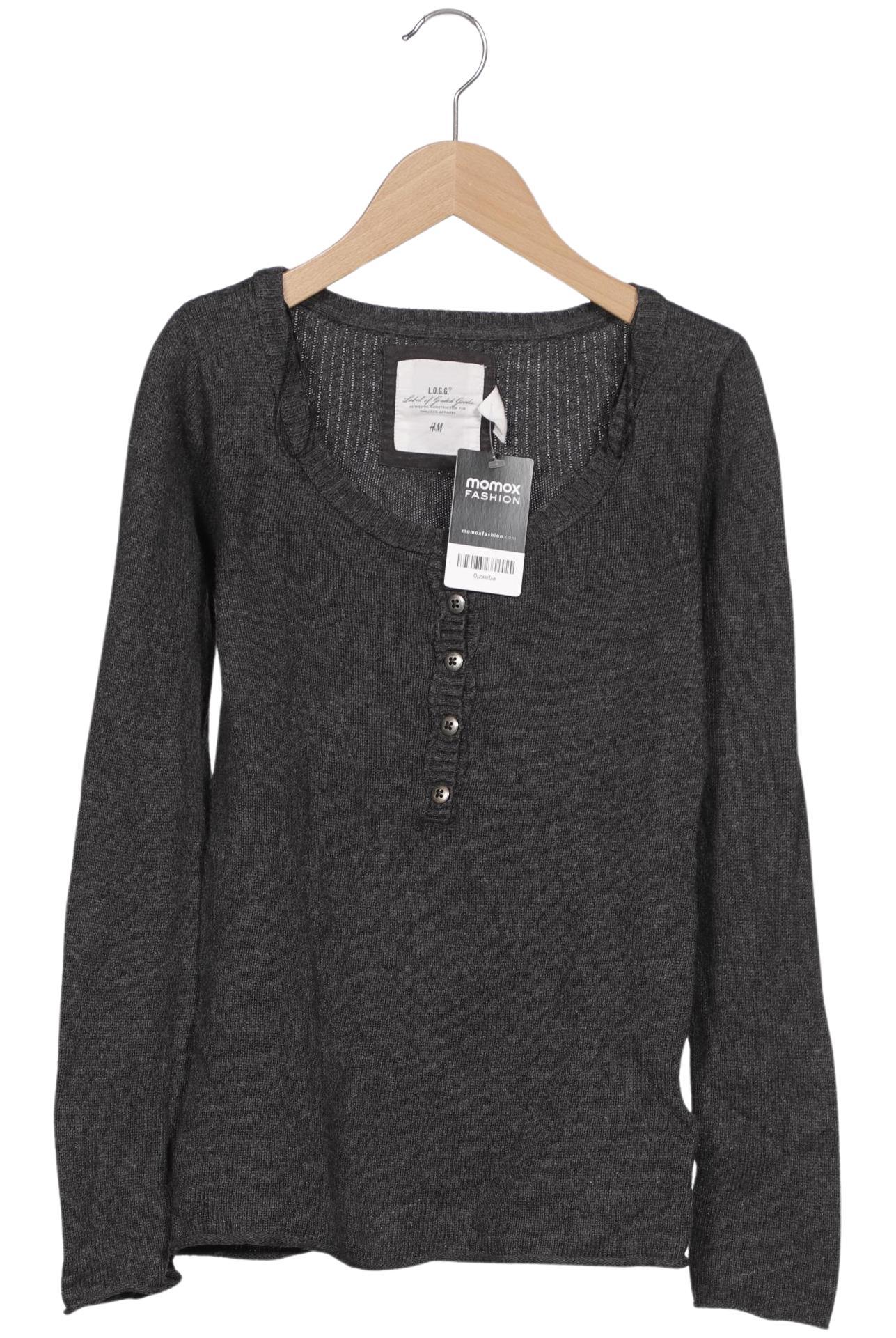 

H&M Damen Pullover, grau, Gr. 34
