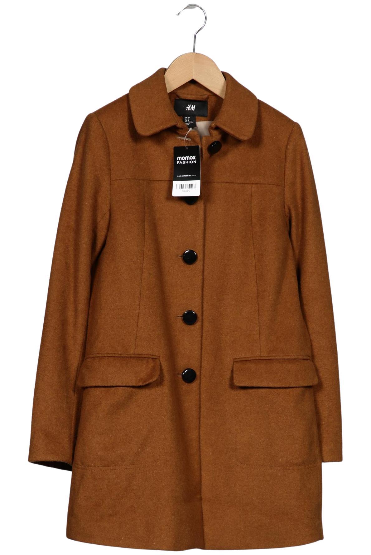 

H&M Damen Mantel, braun, Gr. 34