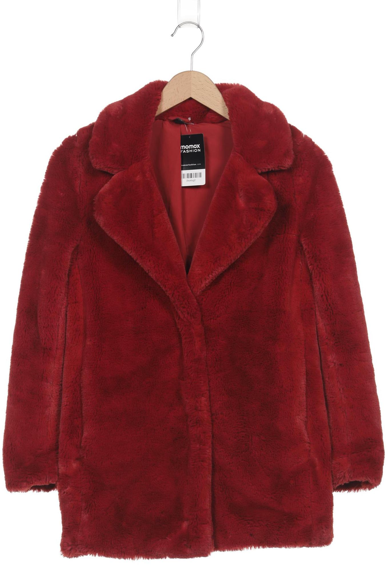 

H&M Damen Mantel, rot, Gr. 34