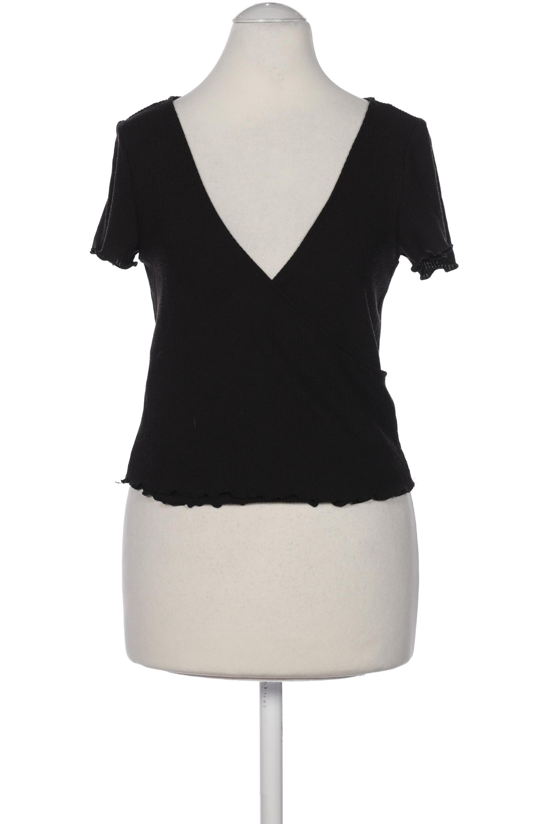 

H&M Damen T-Shirt, schwarz, Gr. 38