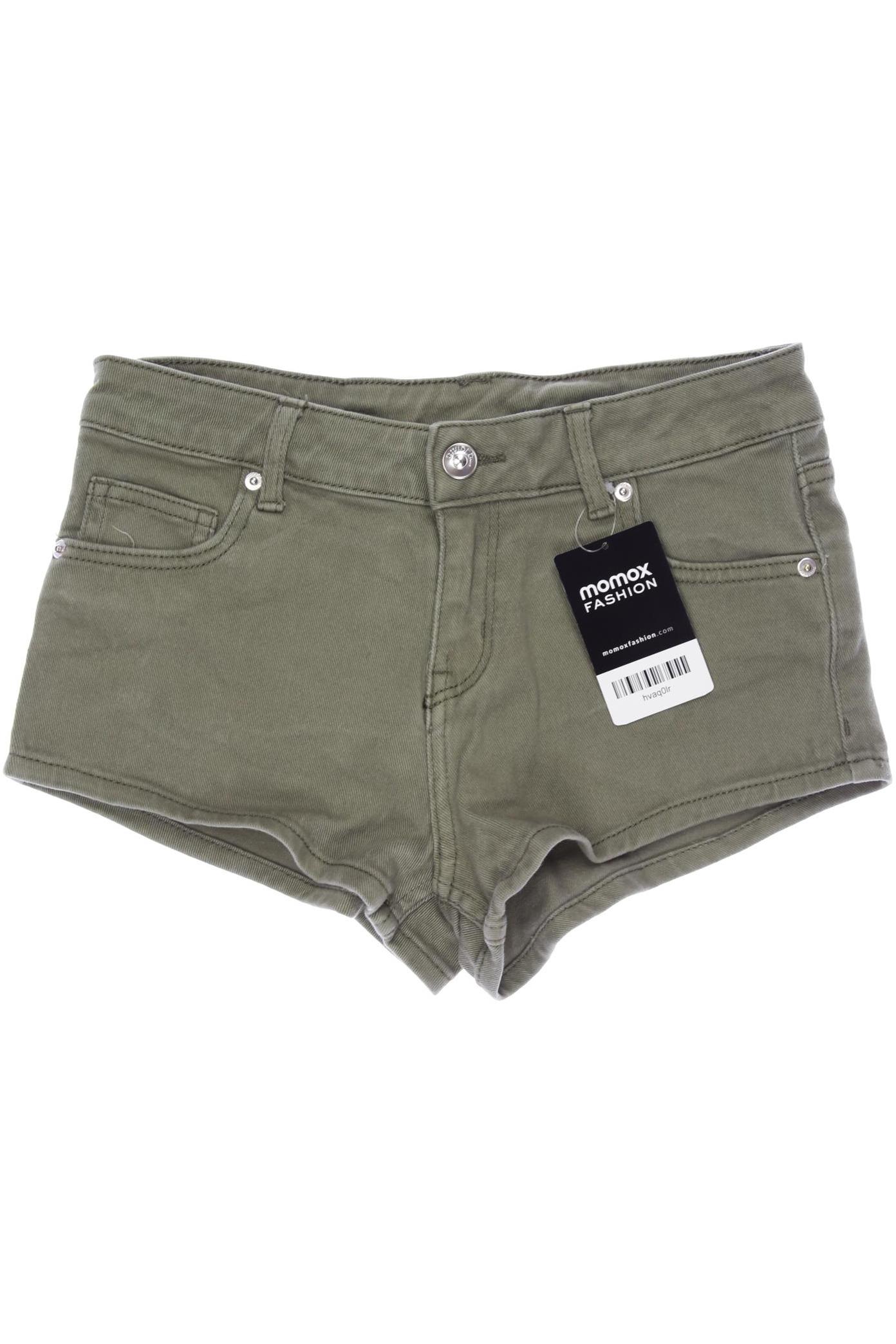 

H&M Damen Shorts, grün, Gr. 34