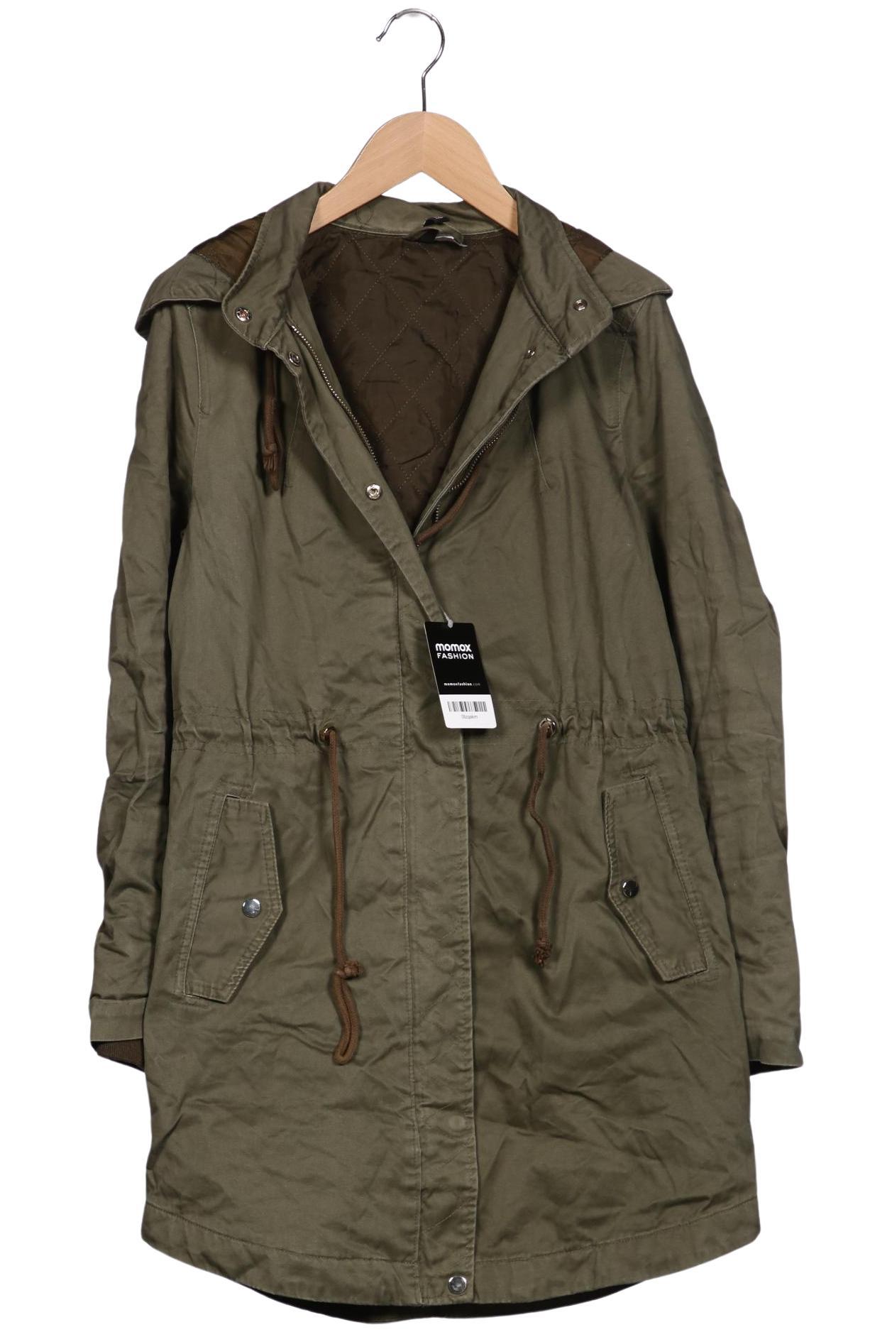 

H&M Damen Mantel, grün, Gr. 38