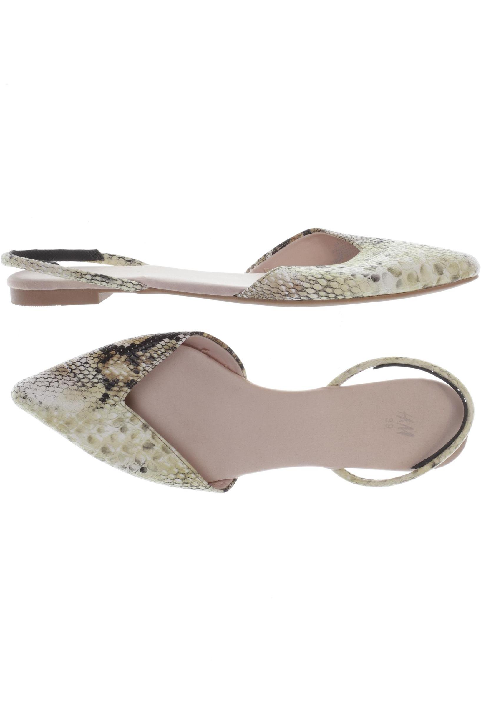 

H&M Damen Sandale, beige, Gr. 39