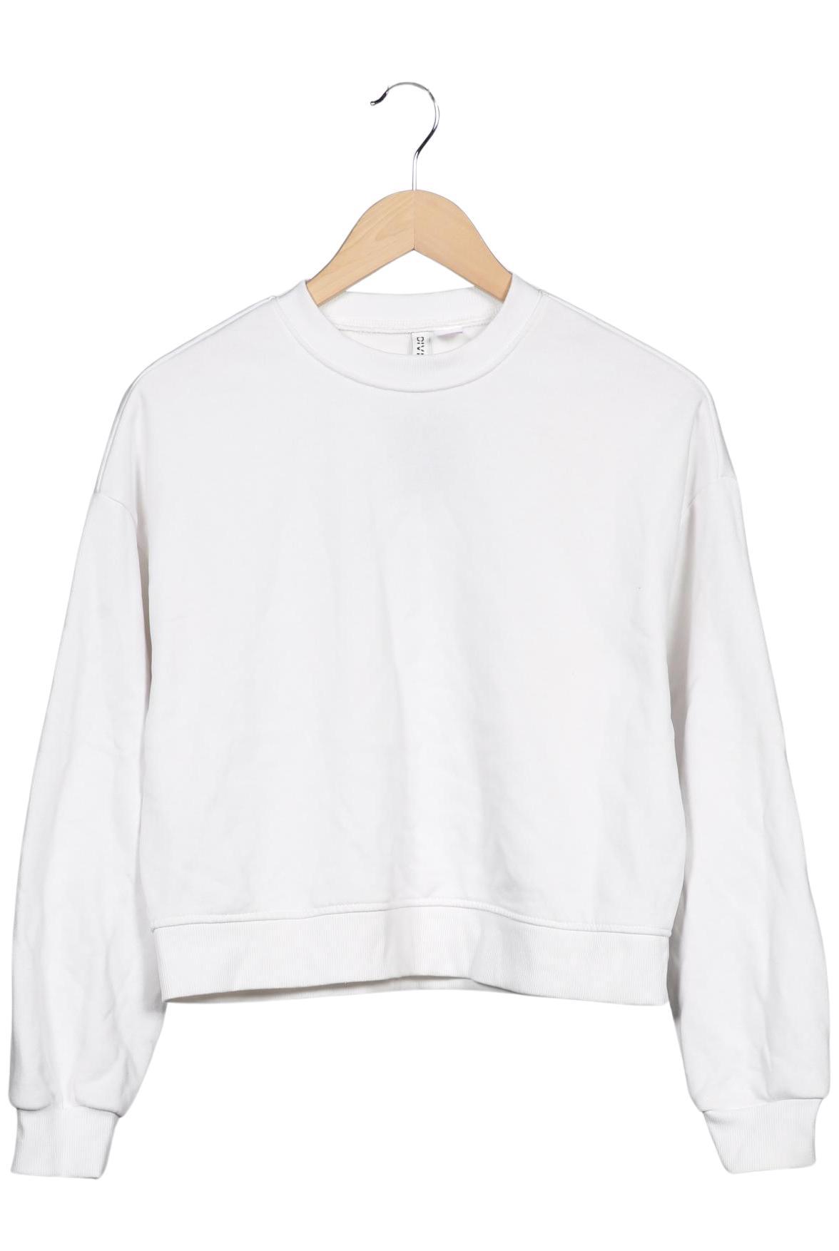 

H&M Damen Sweatshirt, weiß, Gr. 36