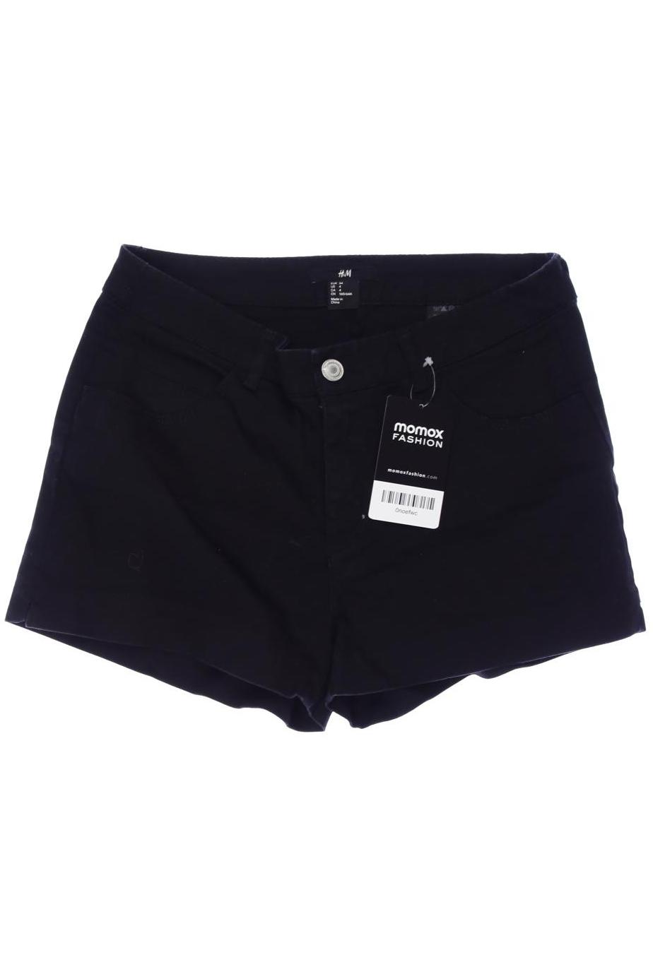 Thumbnail - H&amp;M Damen Shorts, schwarz, Gr. 34