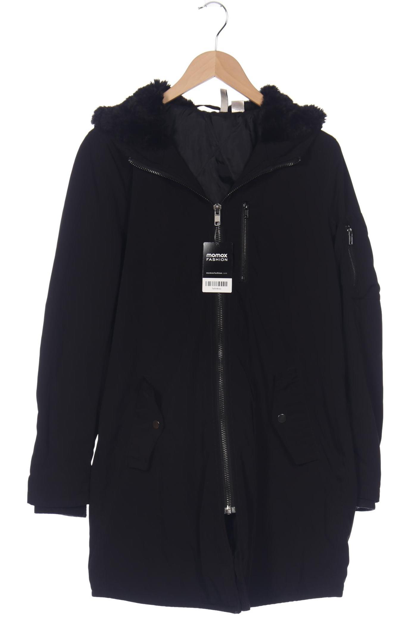 

H&M Damen Mantel, schwarz