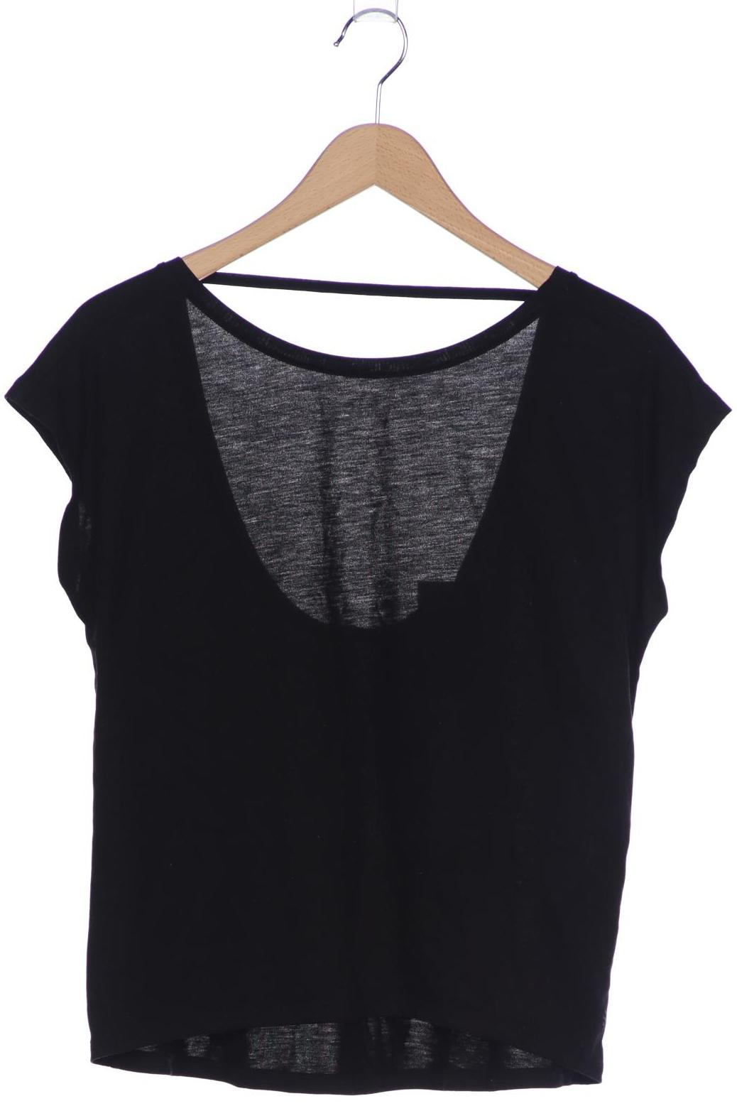 

H&M Damen T-Shirt, schwarz, Gr. 36