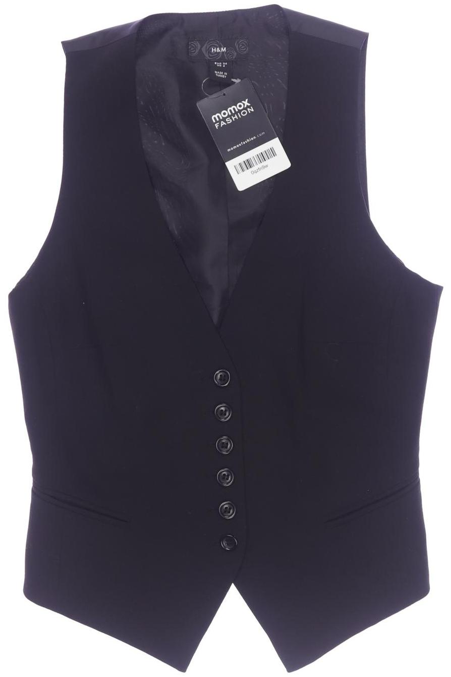 

H&M Damen Weste, schwarz, Gr. 34