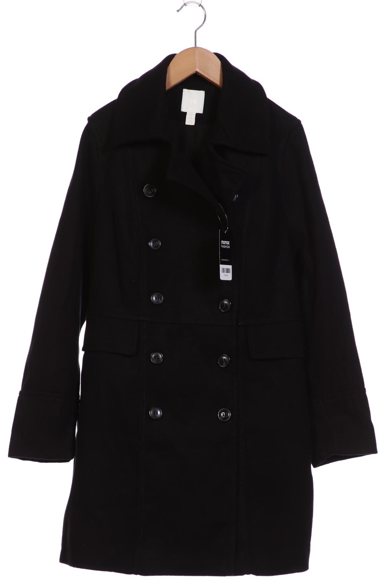 

H&M Damen Mantel, schwarz