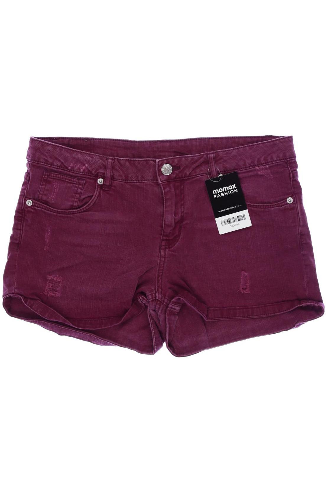 

H&M Damen Shorts, bordeaux, Gr. 38