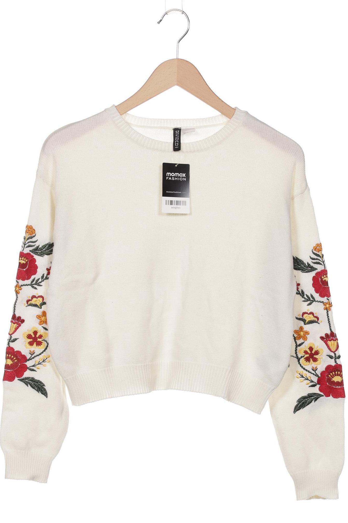 

H&M Damen Pullover, cremeweiß, Gr. 36