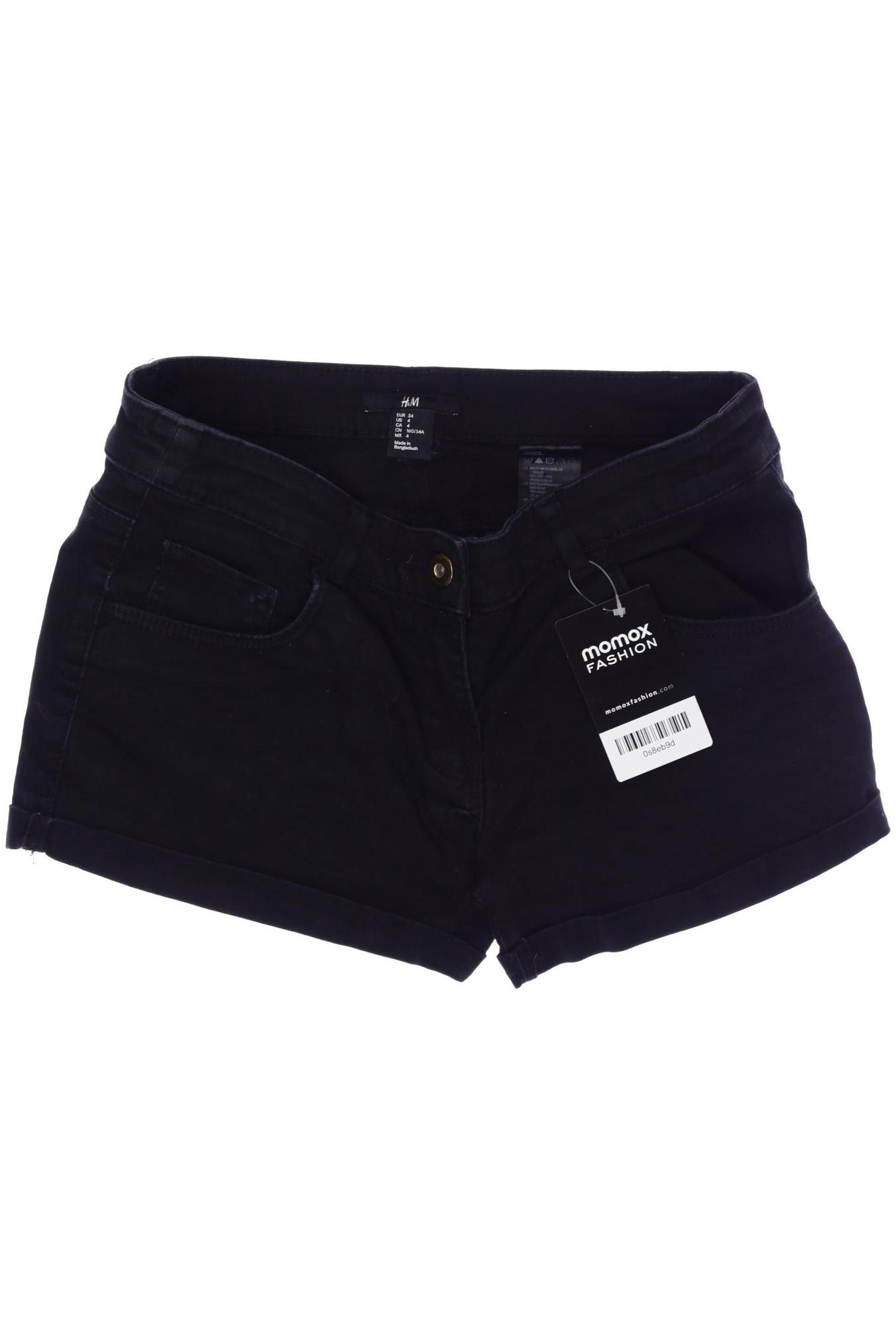 

H&M Damen Shorts, schwarz, Gr. 34
