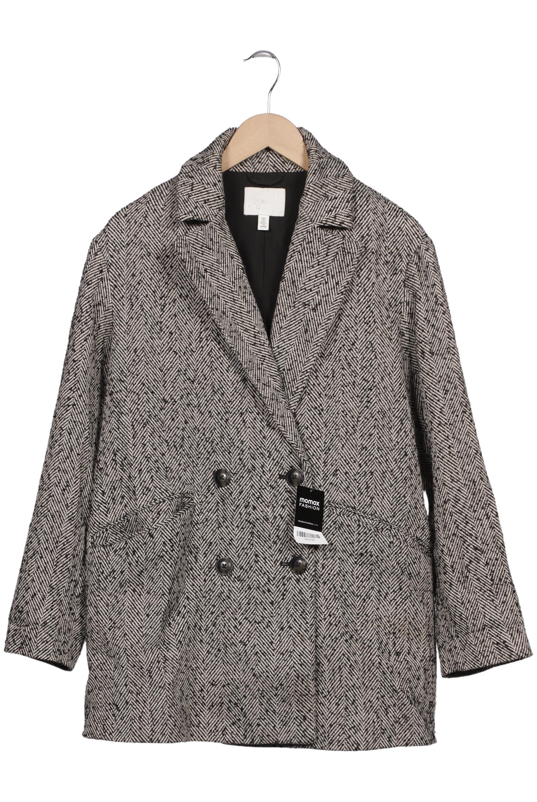 

H&M Damen Mantel, grau, Gr. 36