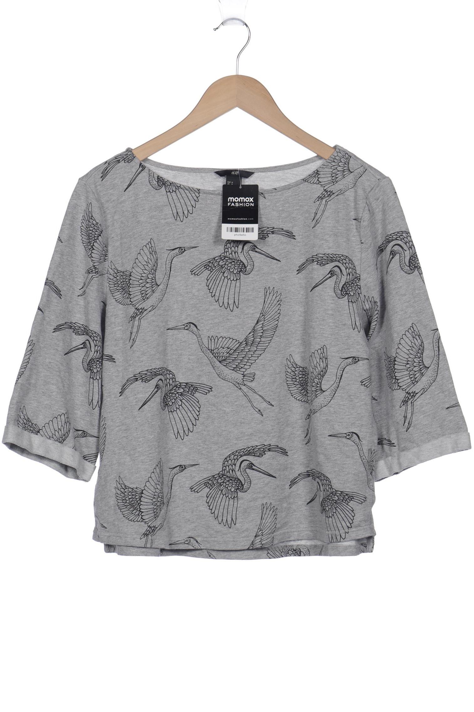 

H&M Damen Sweatshirt, grau, Gr. 38