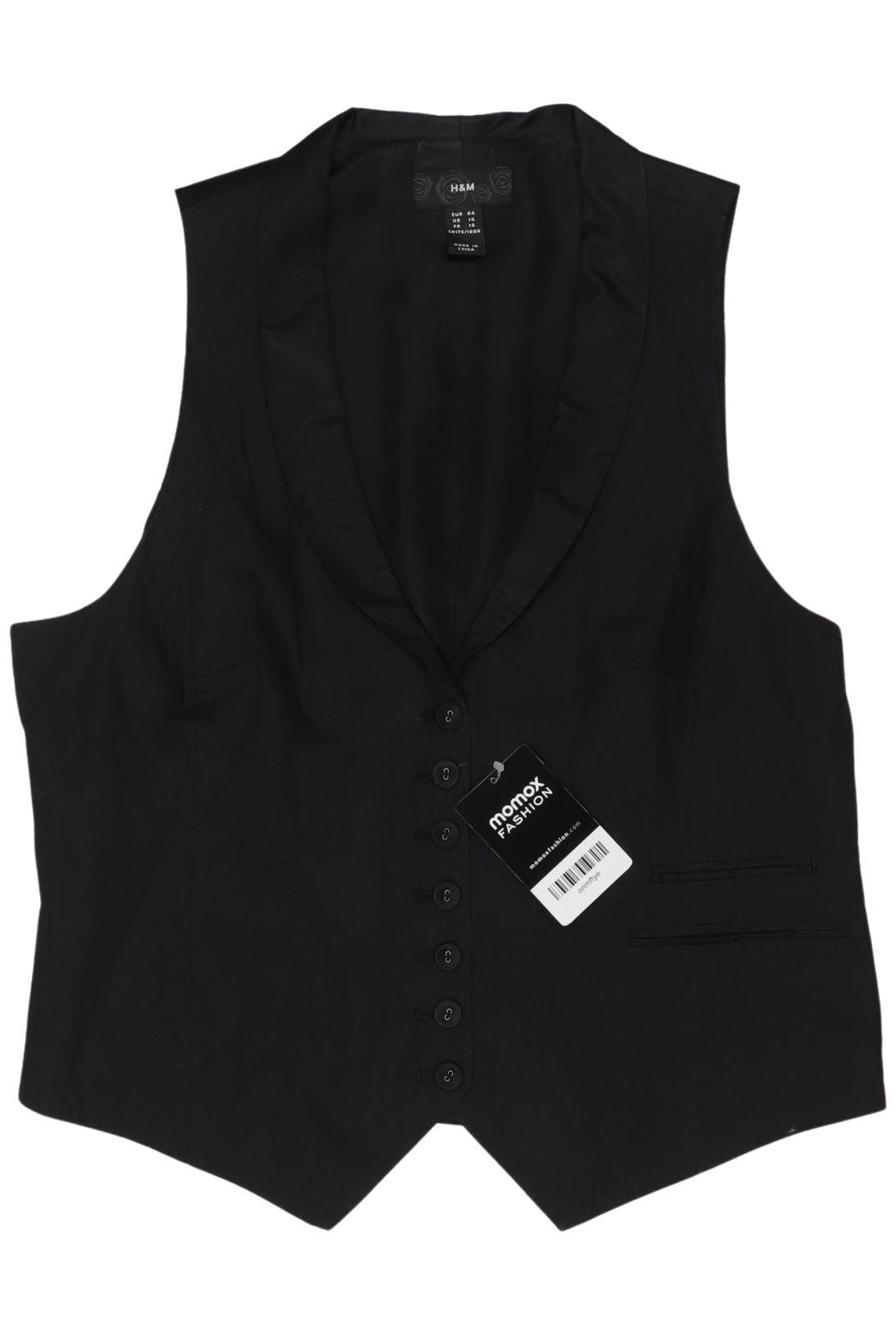 

H&M Damen Weste, schwarz, Gr. 44