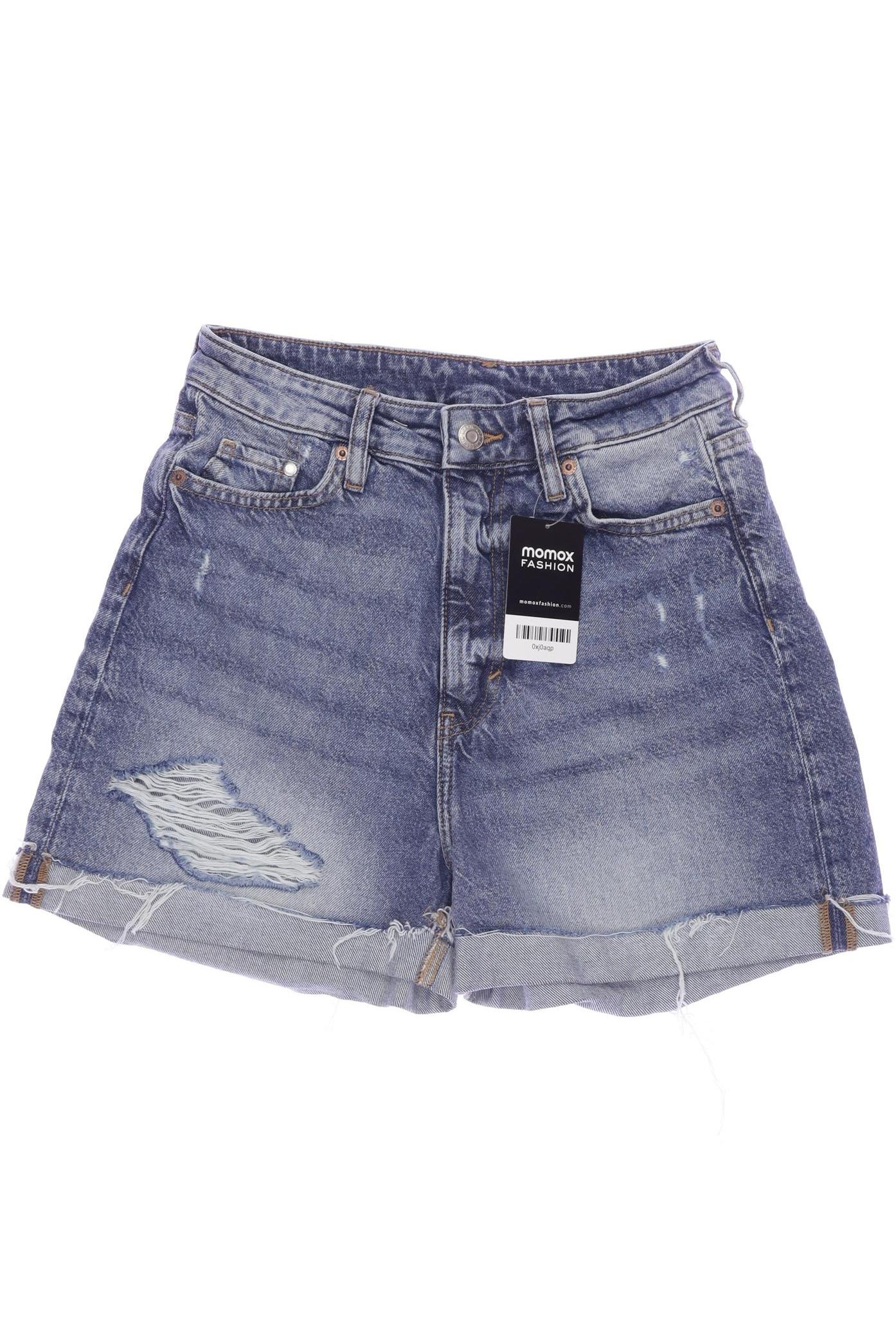 

H&M Damen Shorts, blau, Gr. 34